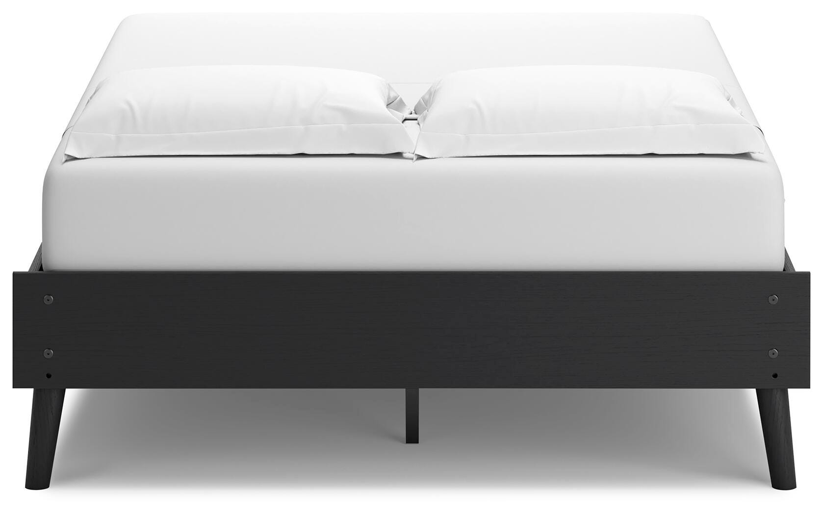 Charlang Full Platform Bed, Black, large