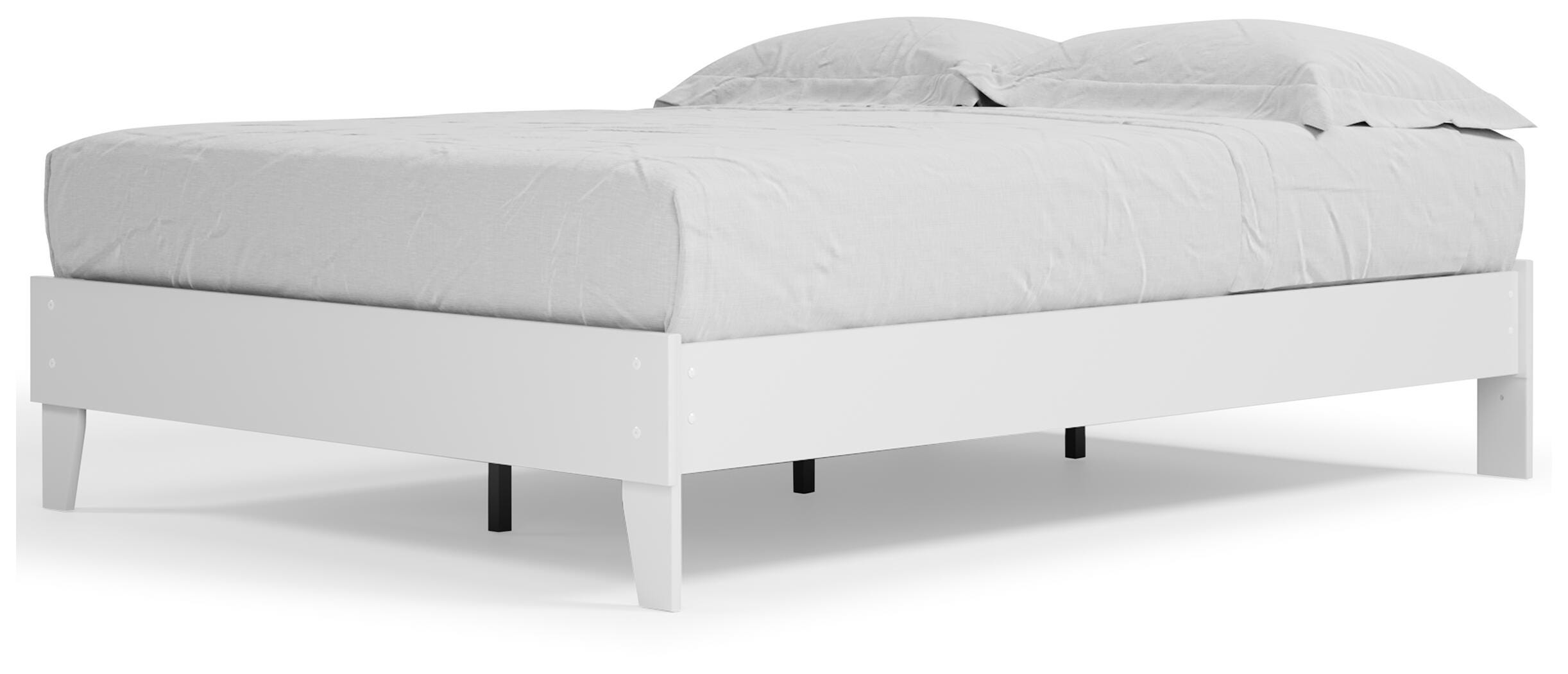 Piperton Queen Platform Bed, White, large