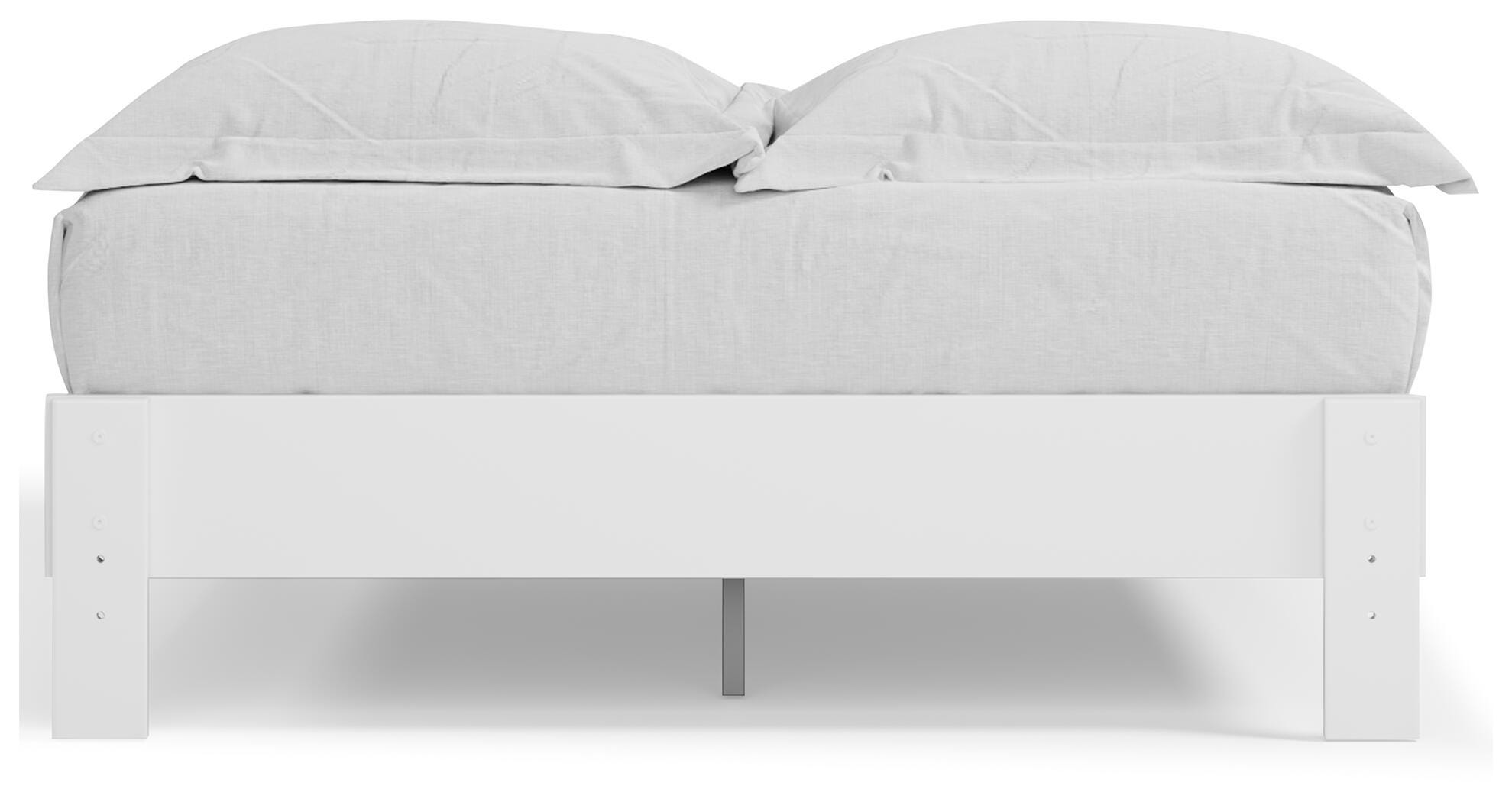 Piperton Queen Platform Bed, White, large