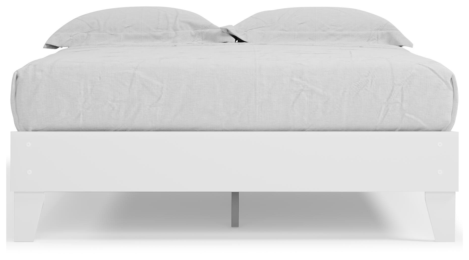 Piperton Queen Platform Bed, White, large