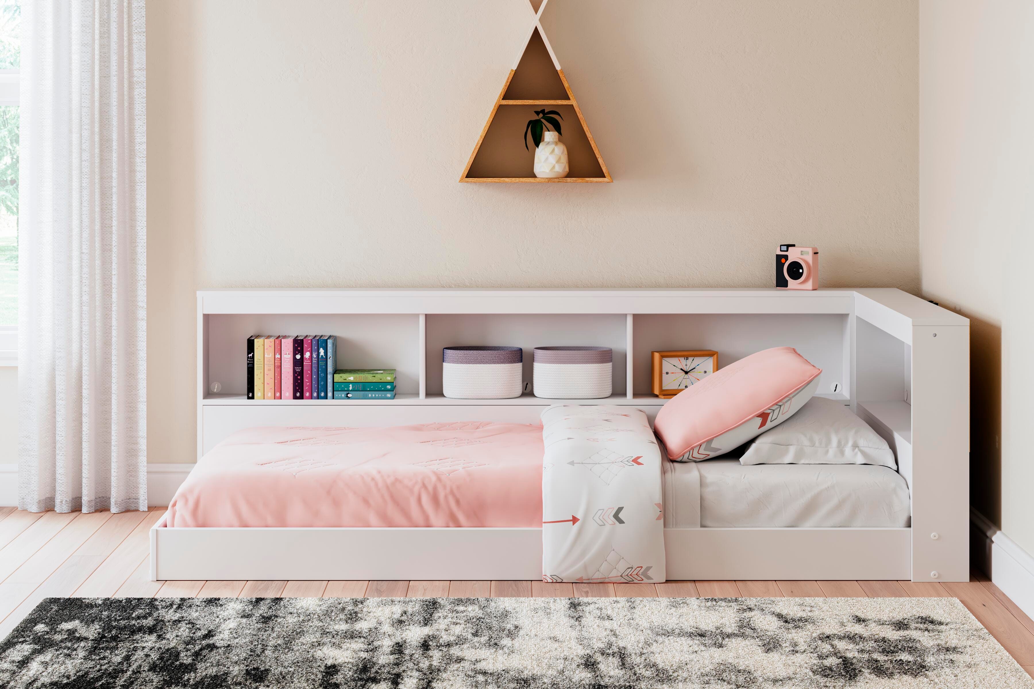 Piperton Twin Bookcase Storage Bed - image 1