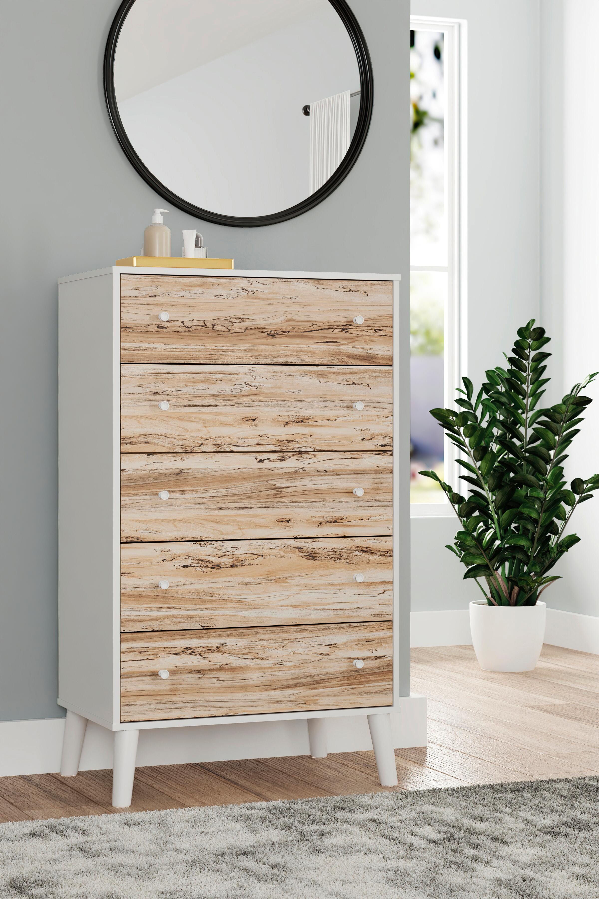 Piperton Chest of Drawers, Two-tone Brown/White, large
