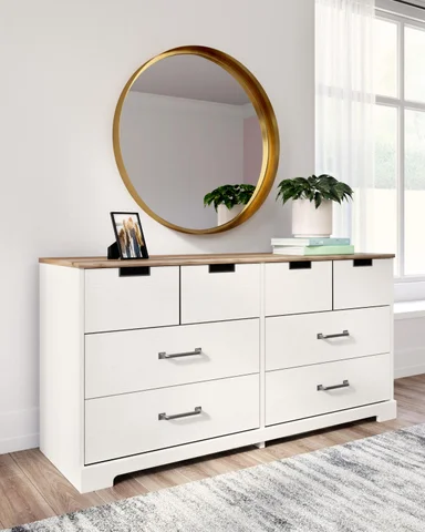Vaibryn 6 Drawer 60" Dresser | Ashley Vaibryn 6 Drawer 60" Dresser | Ashley
