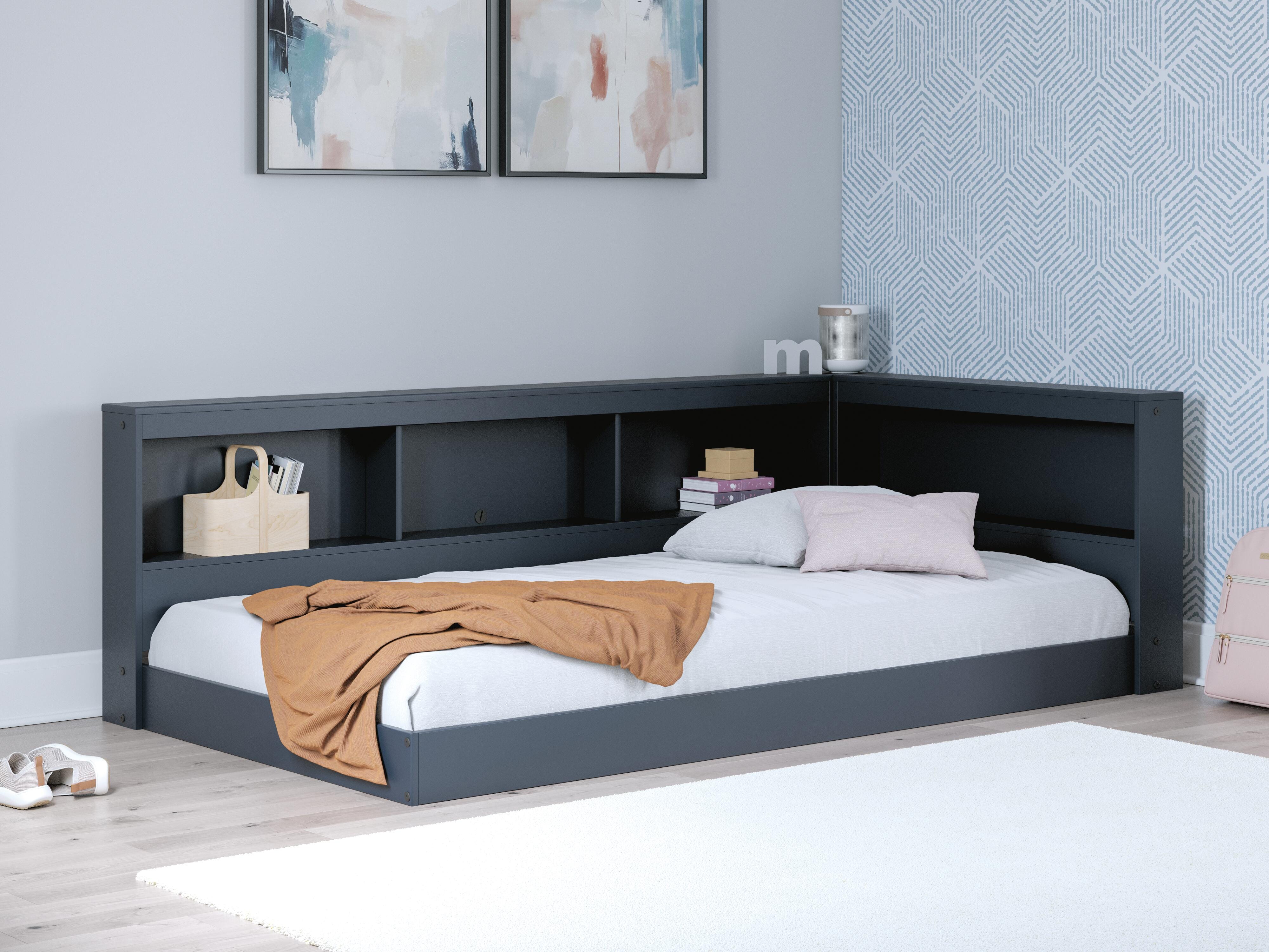 Simmenfort Twin Bookcase Storage Bed - image 1