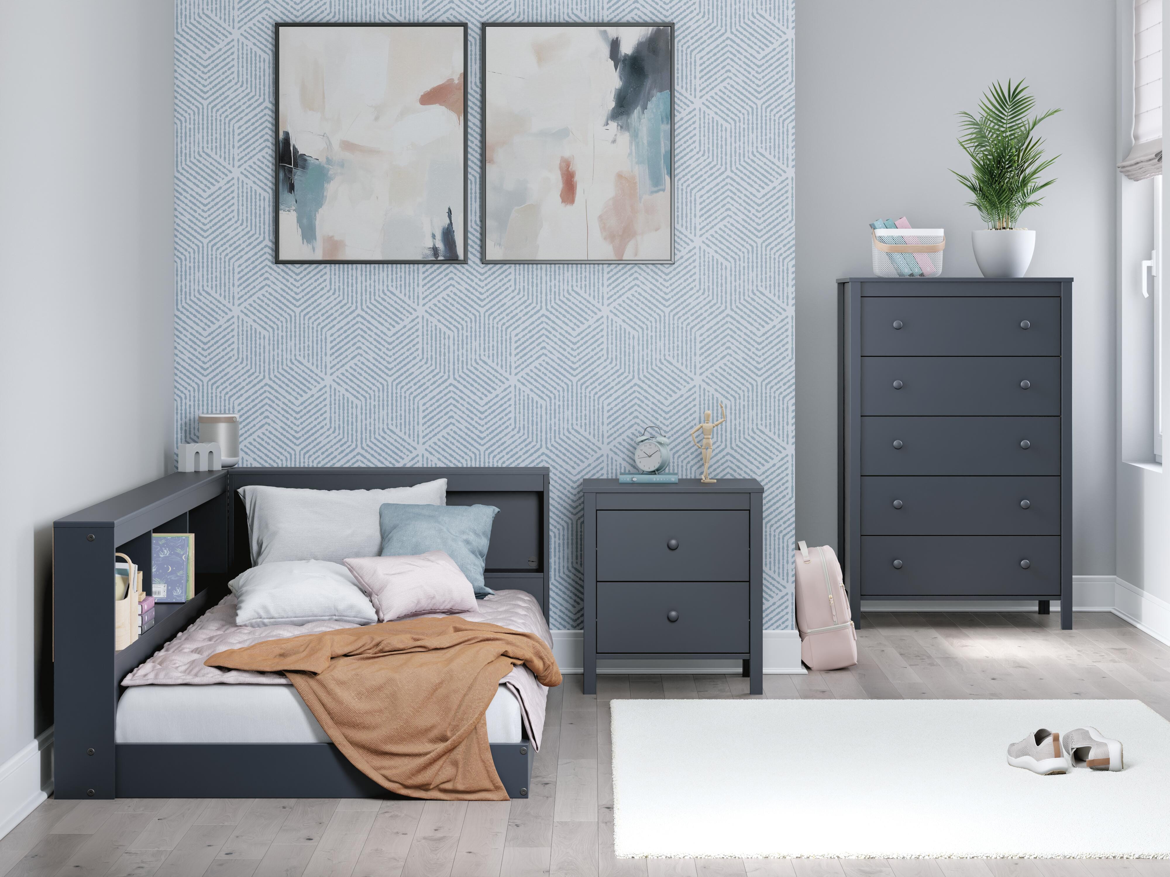 Simmenfort Twin Bookcase Storage Bed - image 10
