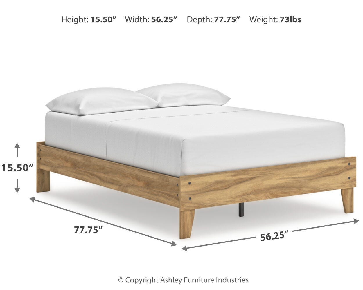 Cama de plataforma completa Bermacy - image 8