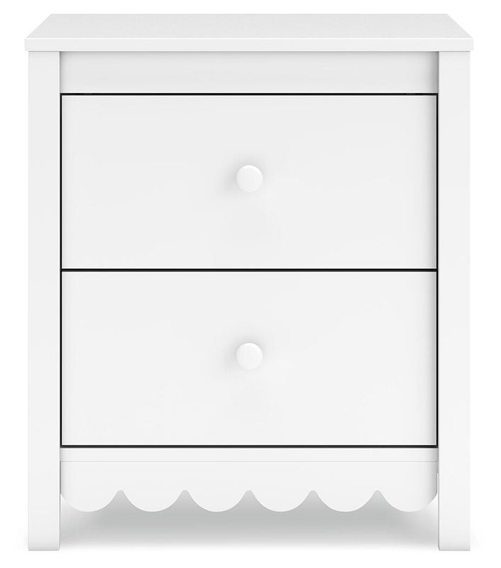 Hallityn 21" 2 Drawer Nightstand, White