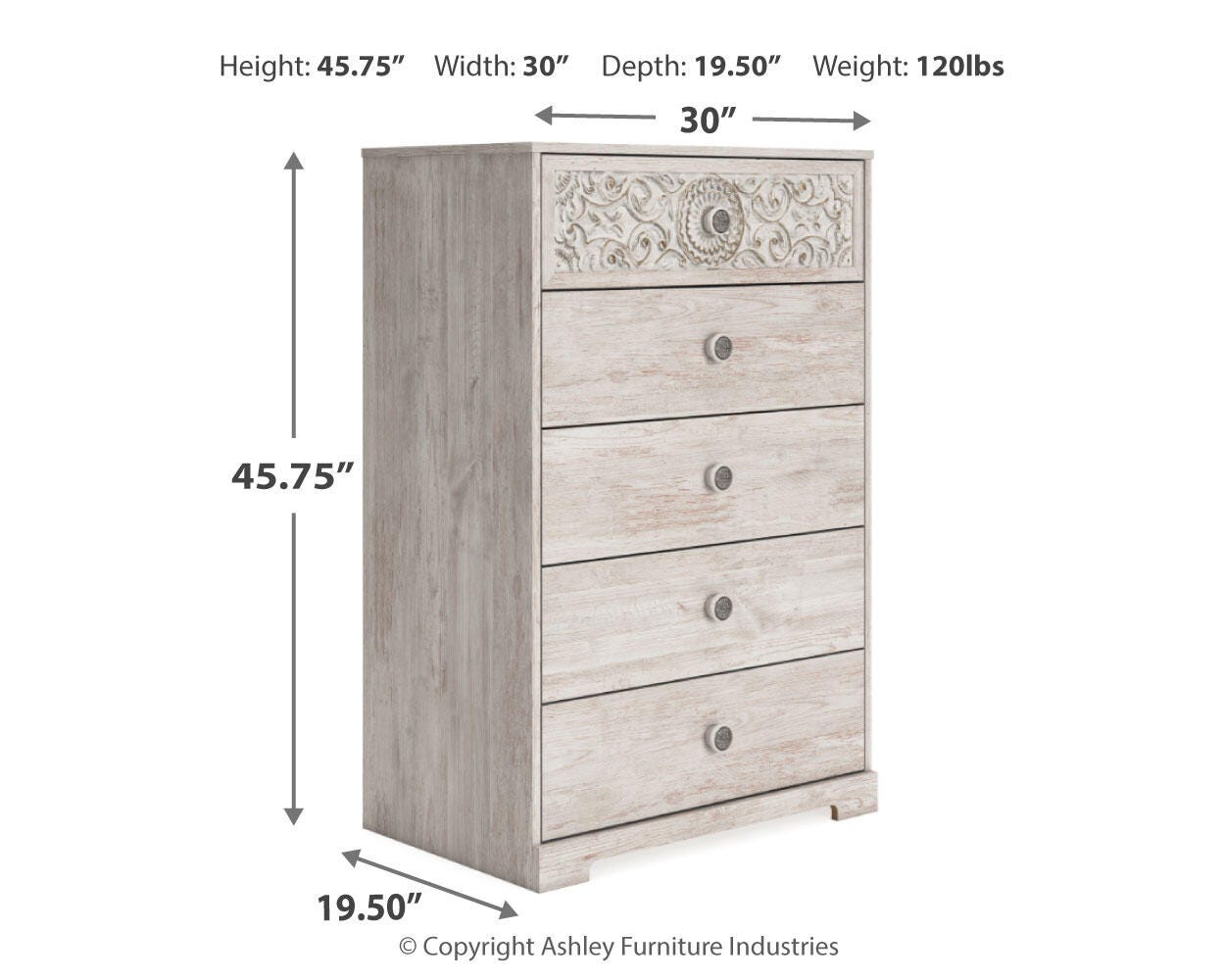 Paxberry Chest of Drawers - image 10