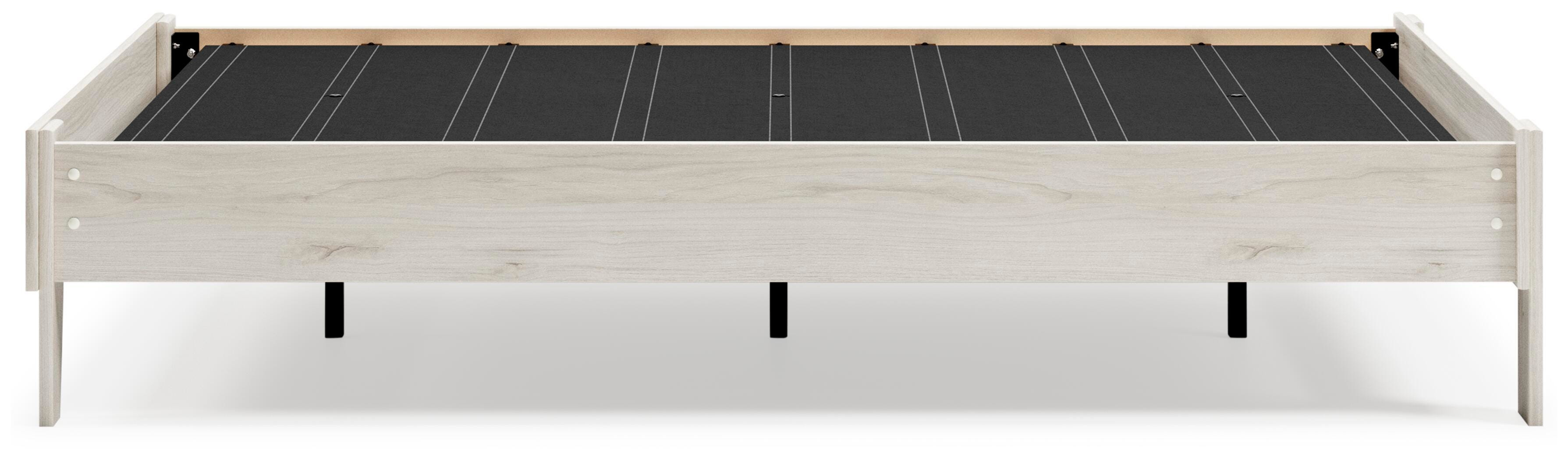 Socalle Full Platform Bed, Light Natural, large