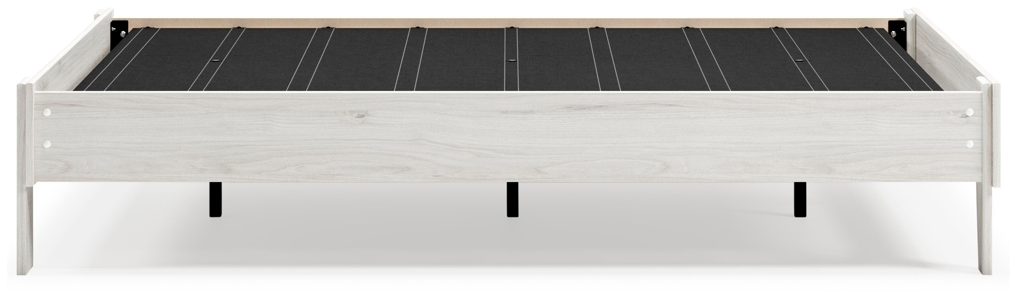 Socalle Full Platform Bed, Light Natural, large