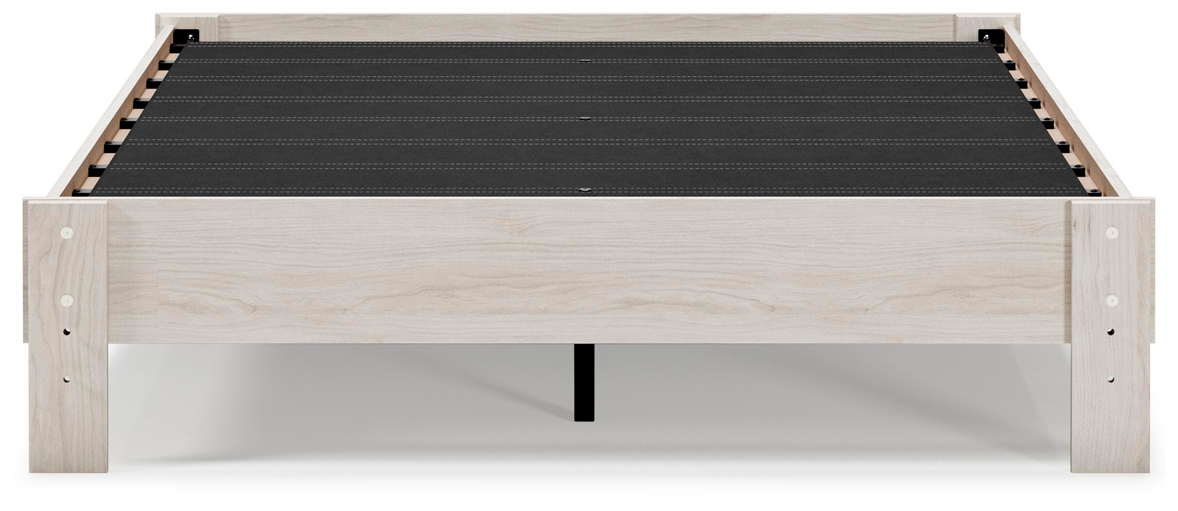 Socalle Queen Platform Bed, Light Natural, large