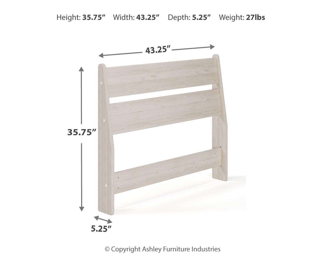 Socalle Twin Panel Headboard - image 3