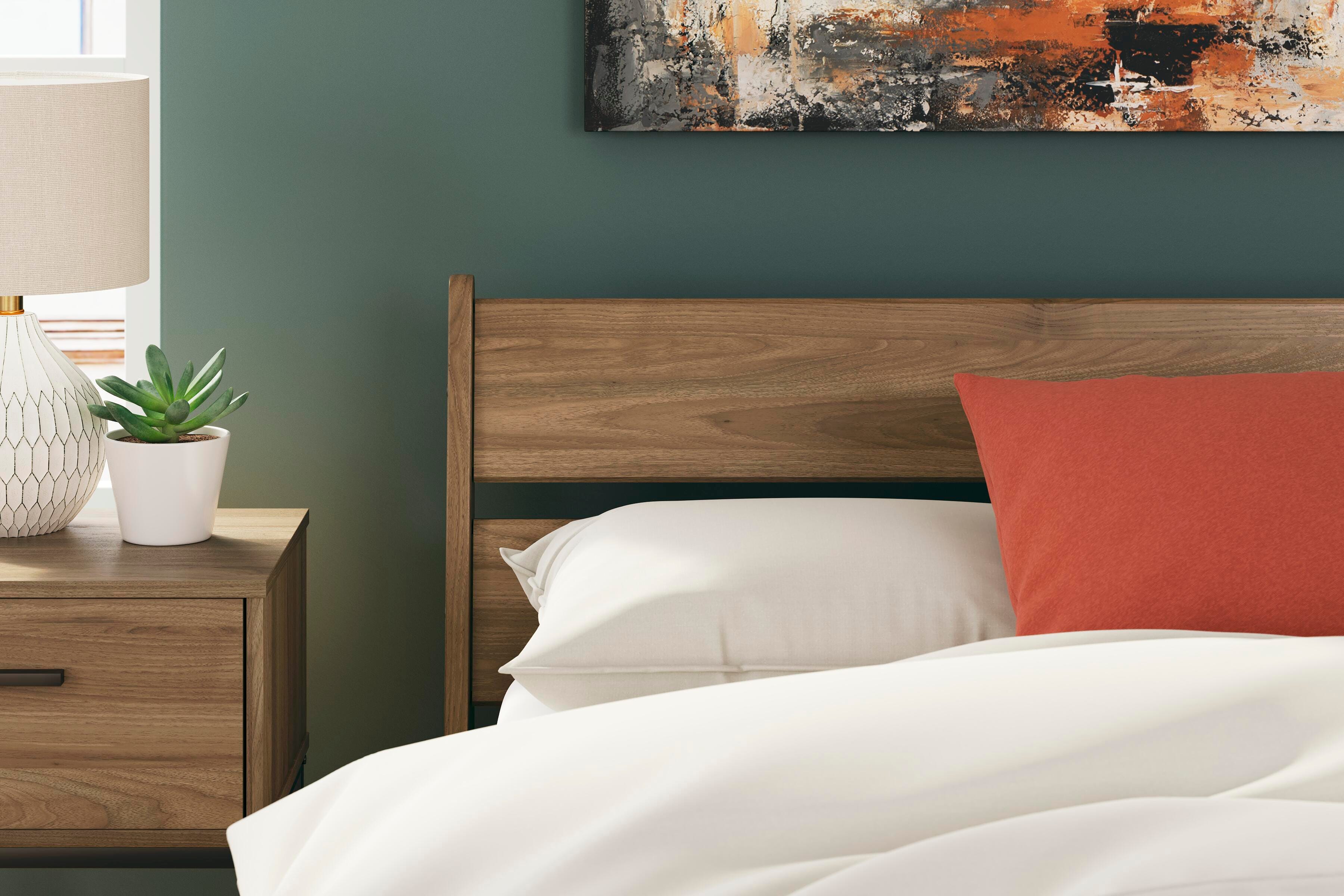 Cama con panel de plataforma completa Deanlow - image 9