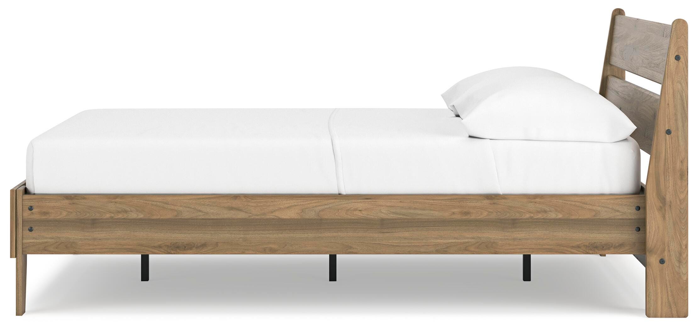 Cama con panel de plataforma completa Deanlow - image 8