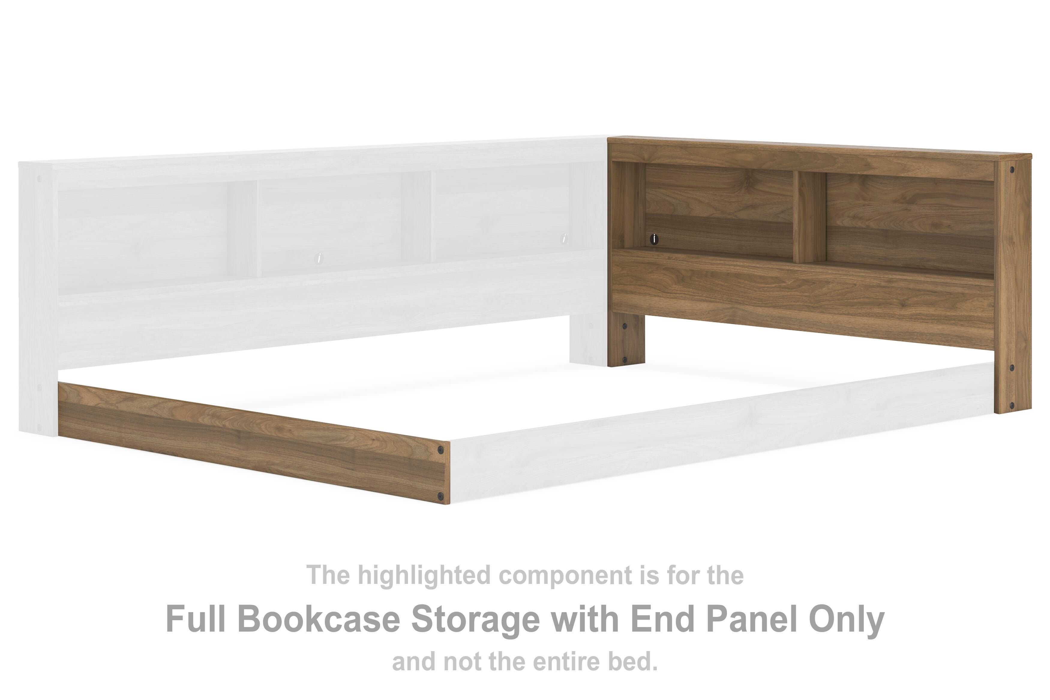 Deanlow Full Bookcase Storage with End Panel, , large