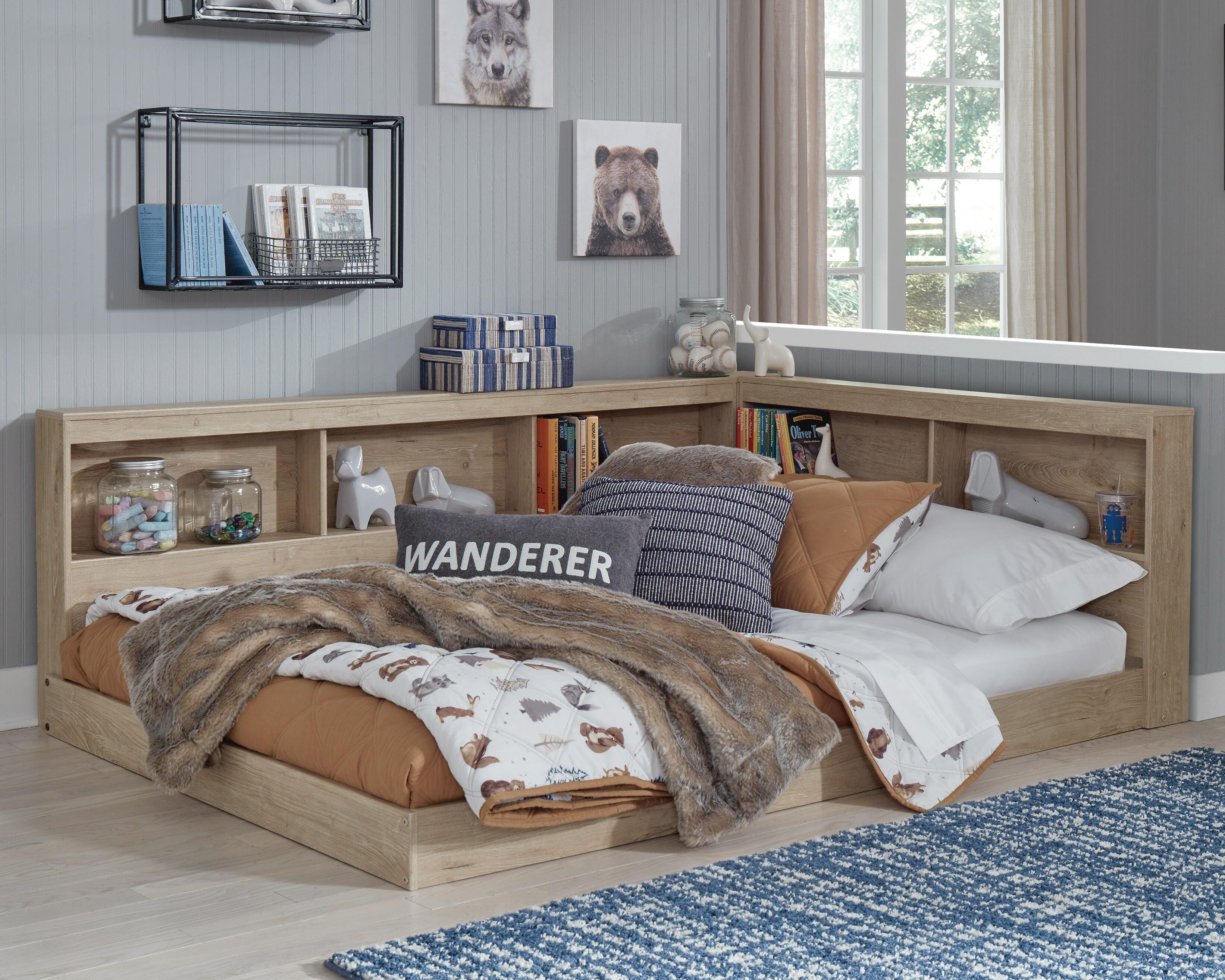Oliah Full Bookcase Storage Bed - image 1