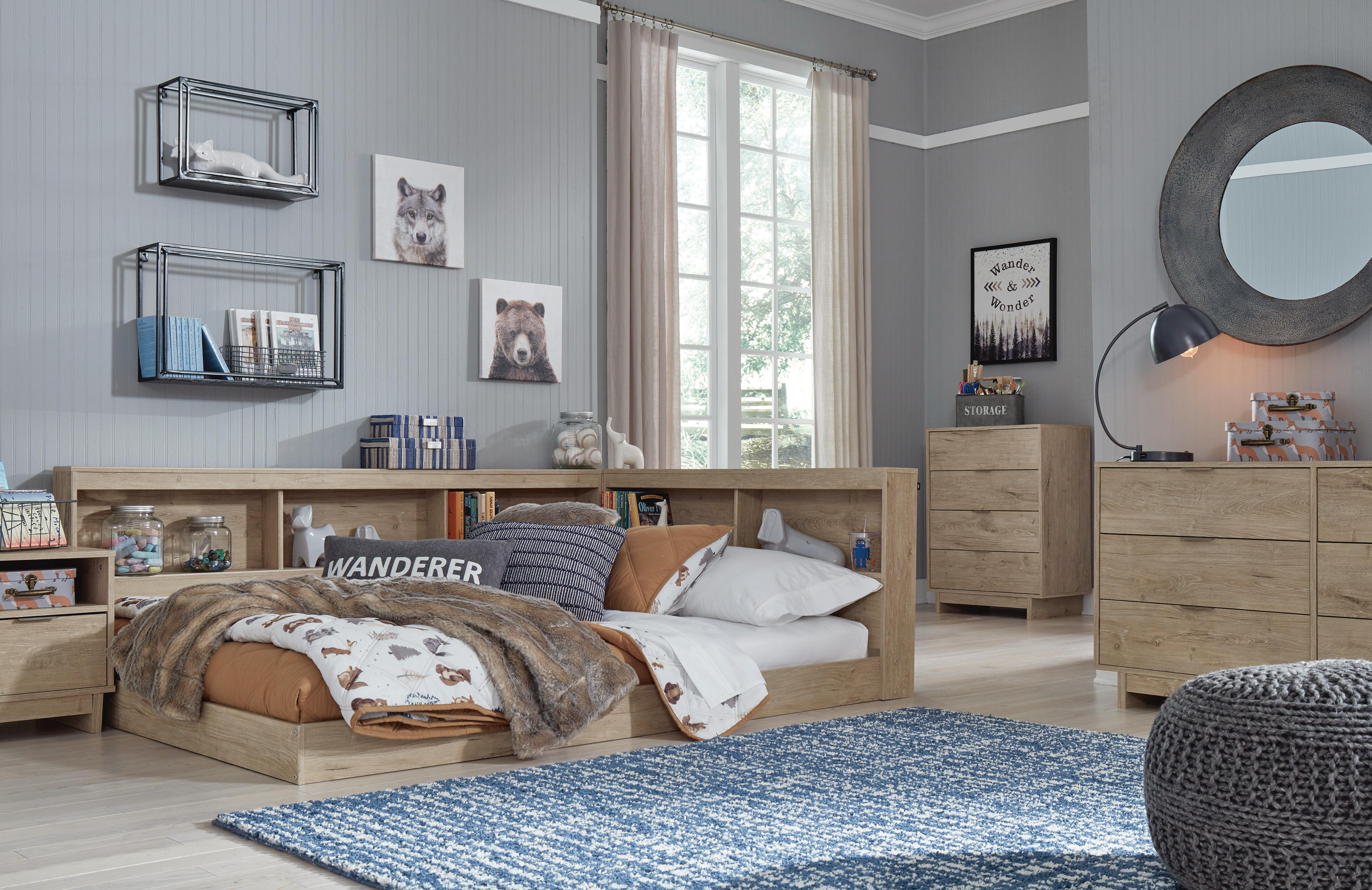 Oliah Full Bookcase Storage Bed - image 7