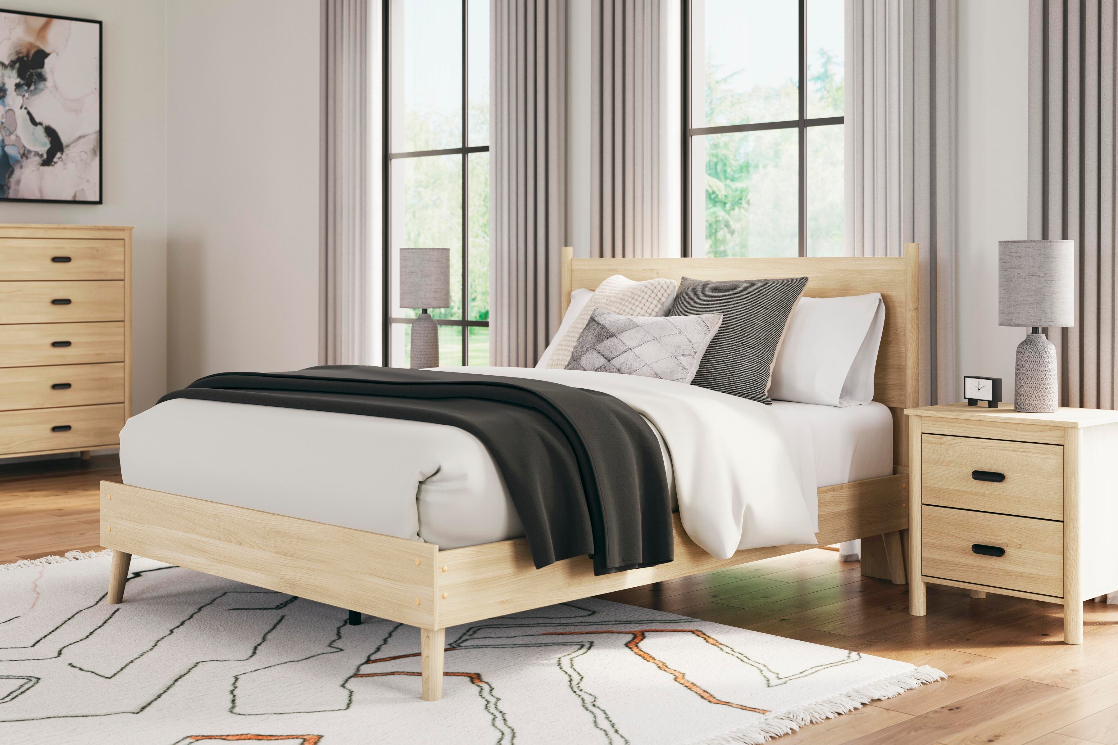 Cama plataforma Cabinella Queen con cabecero - image 10