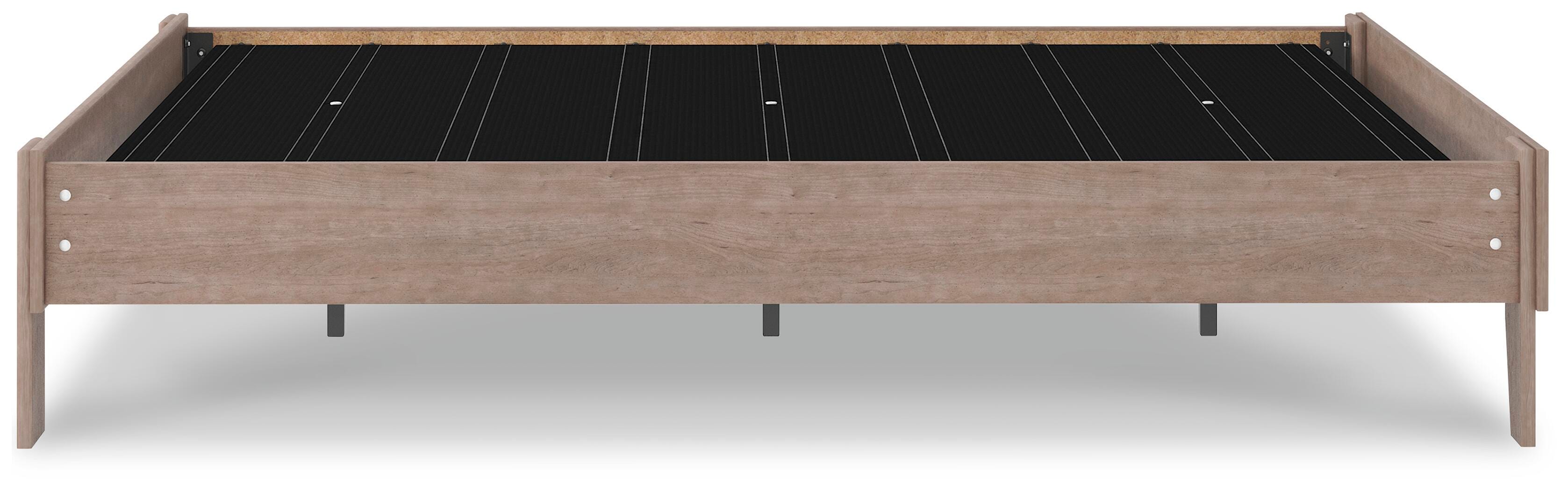 Flannia Full Platform Bed, Gray, large
