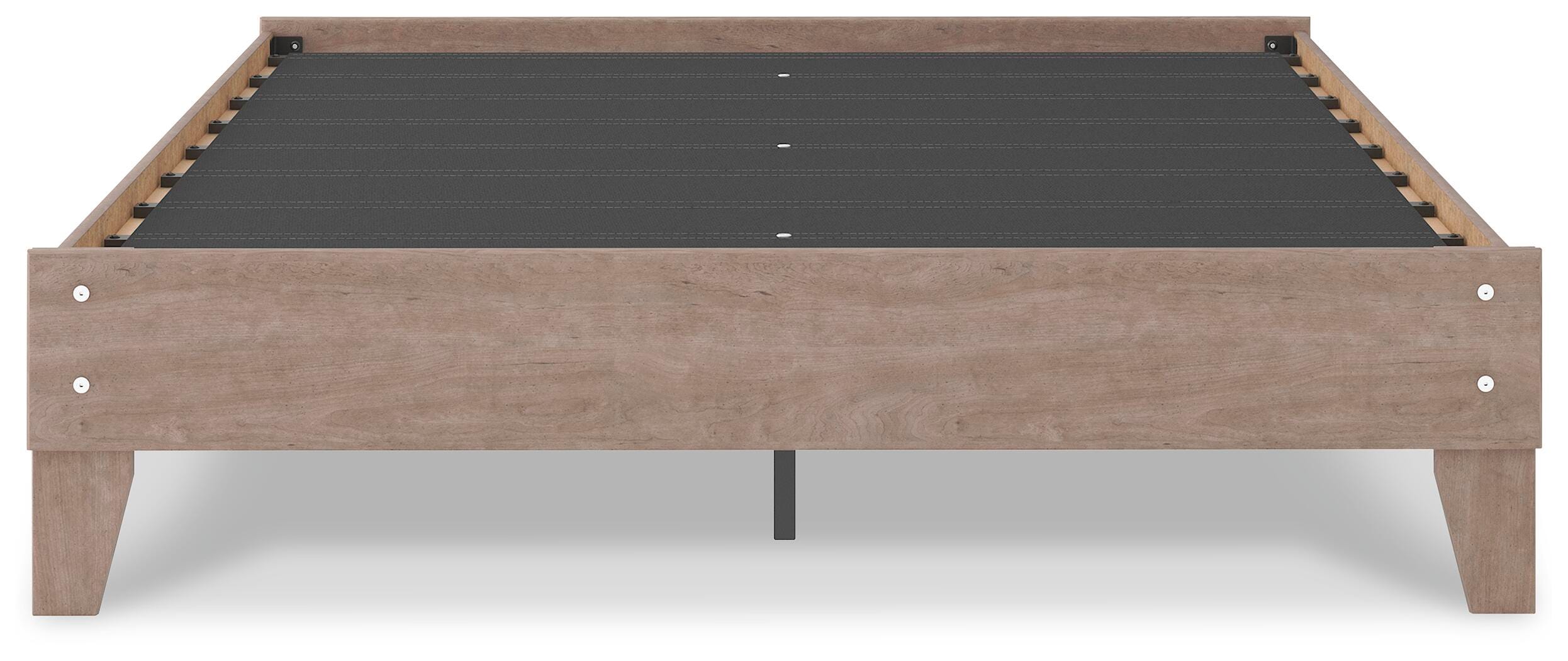 Flannia Full Platform Bed, Gray, large