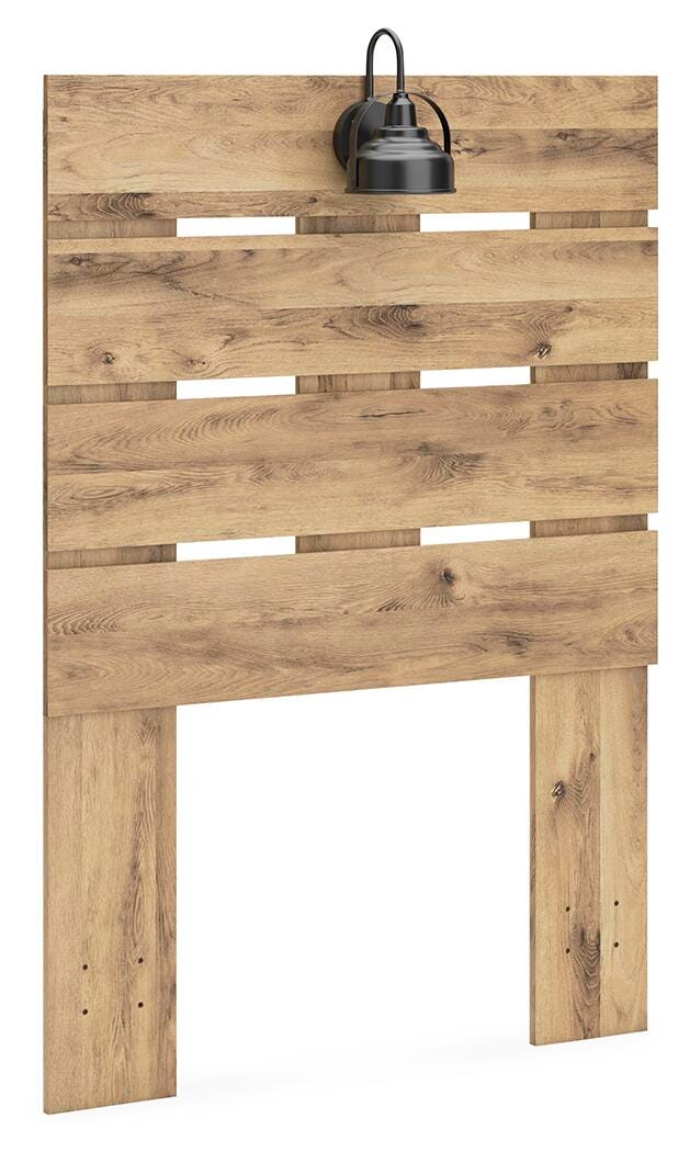Larstin Twin Panel Headboard, Tan Brown, large