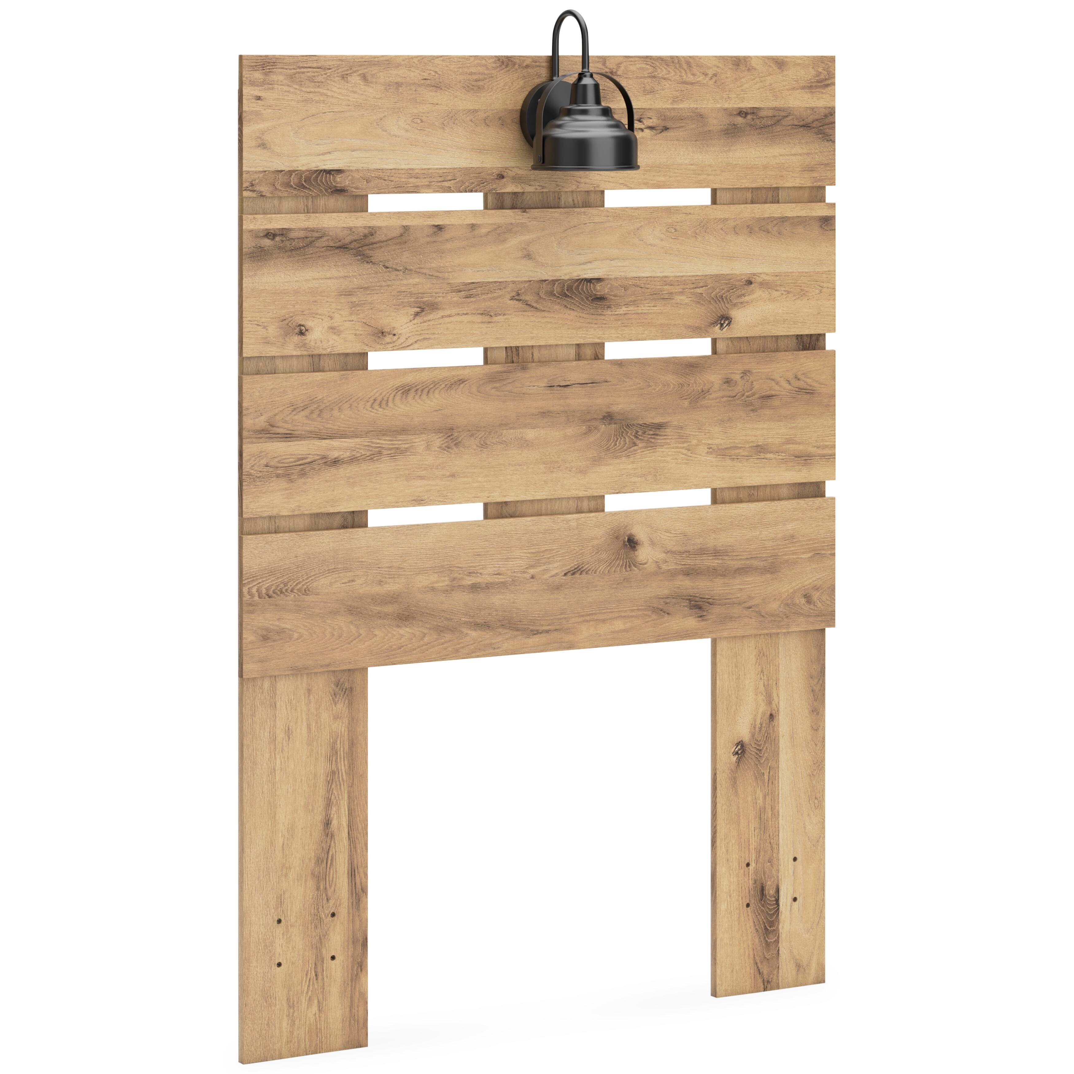 Larstin Twin Panel Headboard, Tan Brown, large