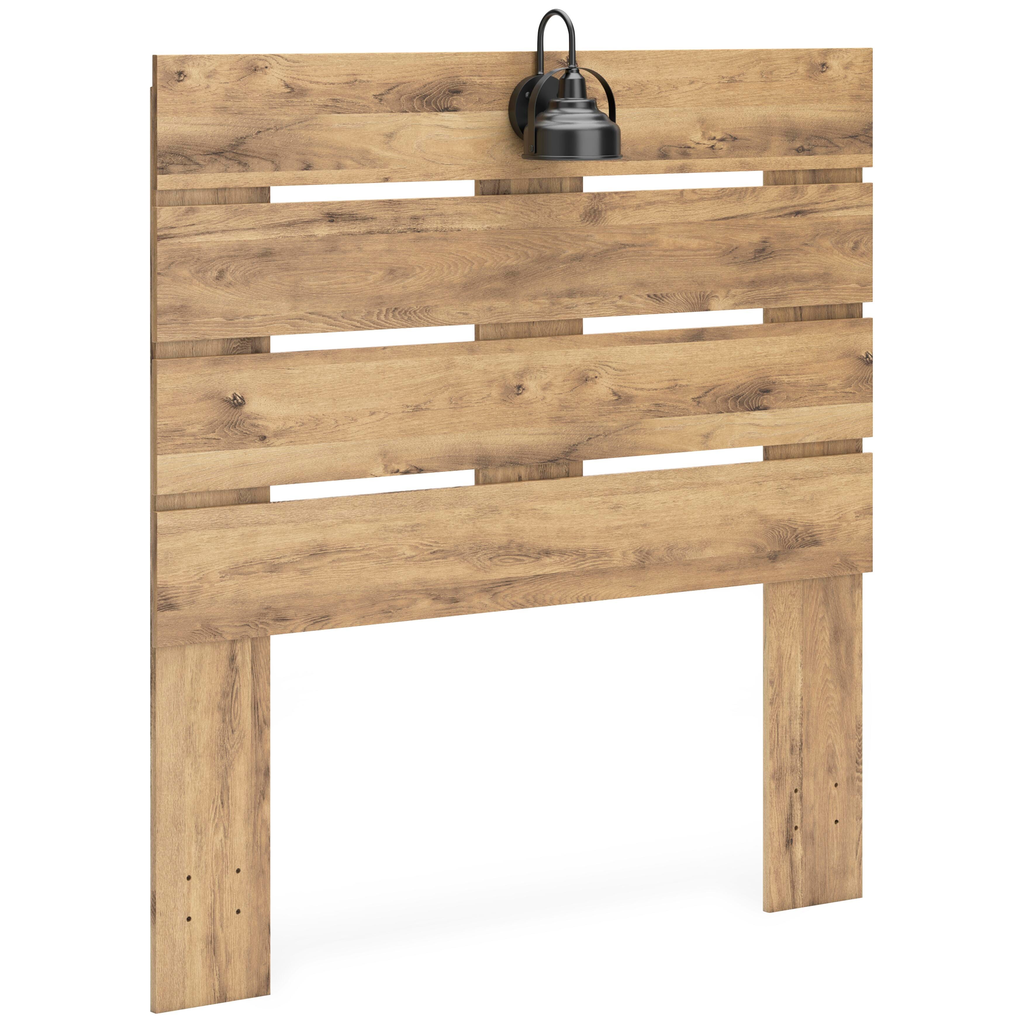 Larstin Full Panel Headboard, Tan Brown, large