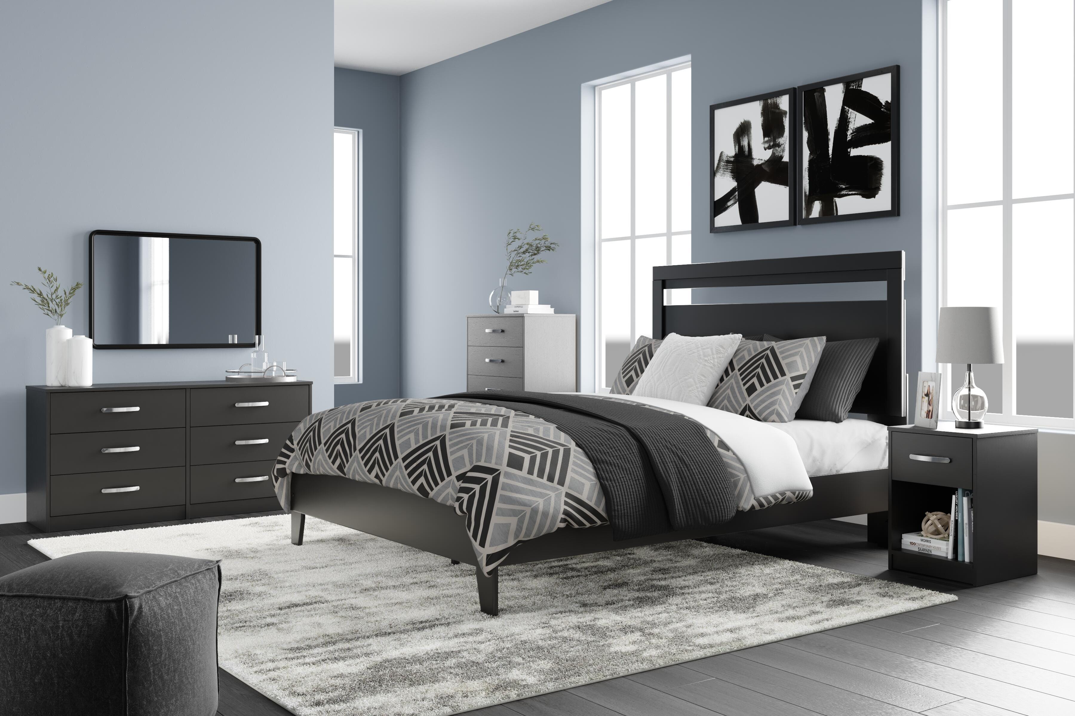 Finch Platform Bed, , large
