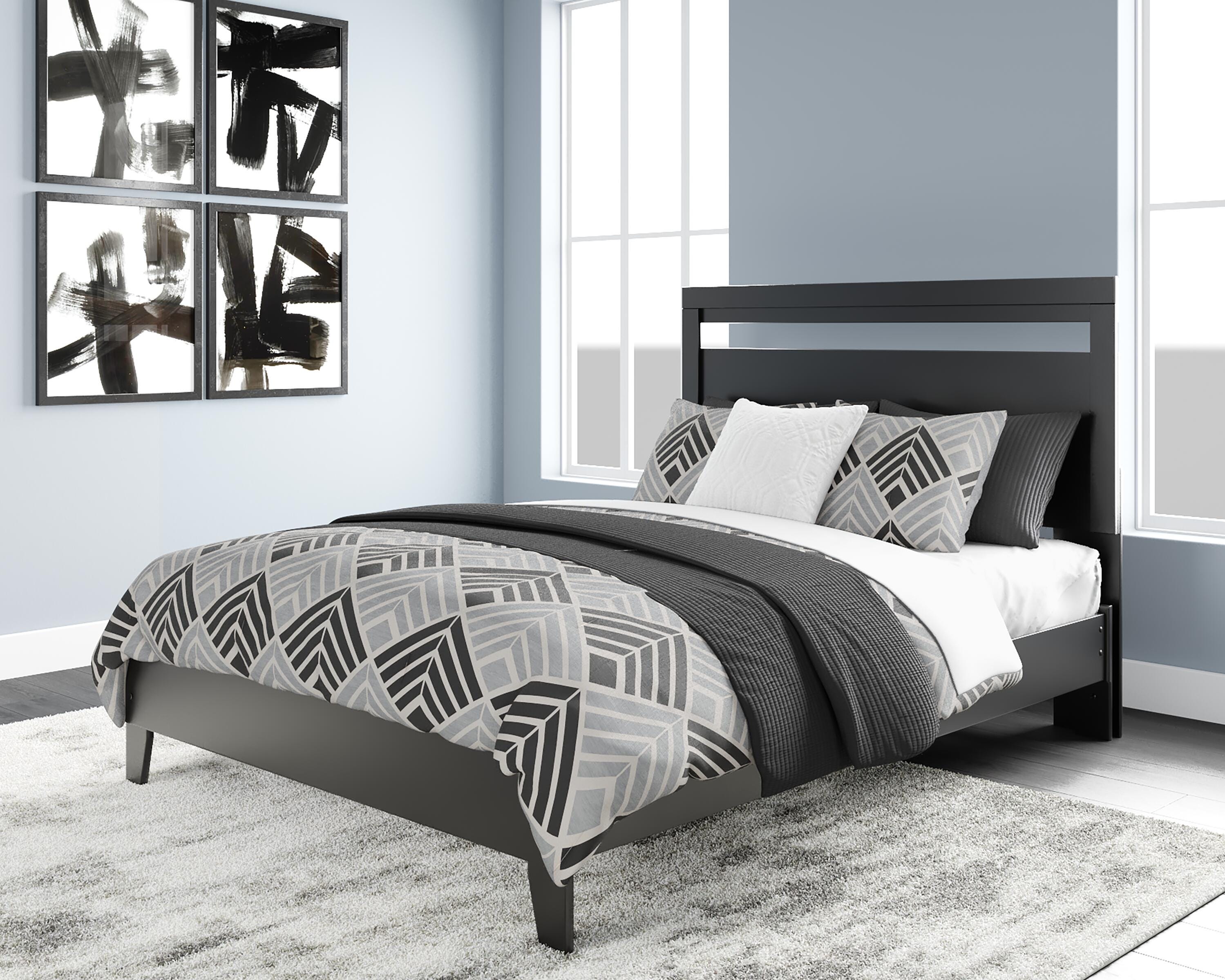 Cama Finch Queen con plataforma y paneles - image 1