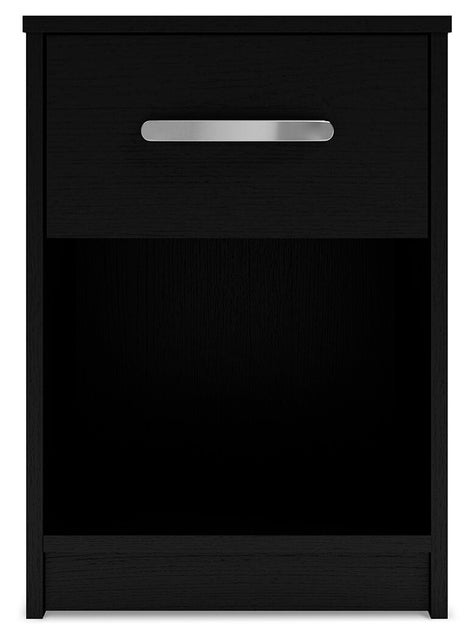 Finch 16" Nightstand, Black