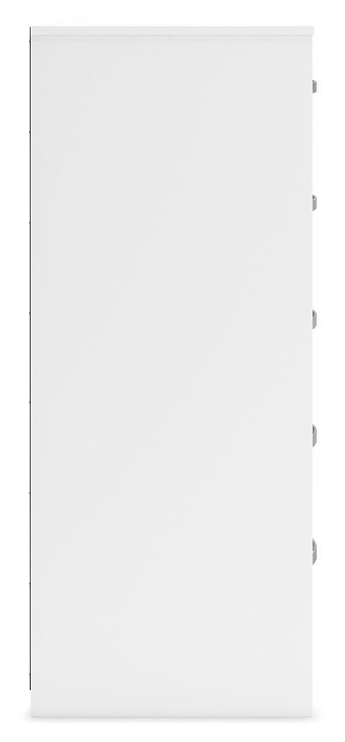 Flannia Chest of Drawers, White, large