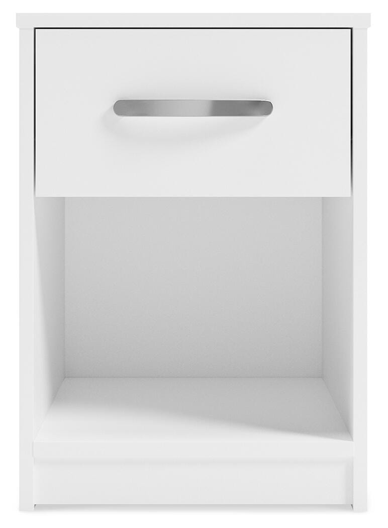 Flannia Nightstand, White, large