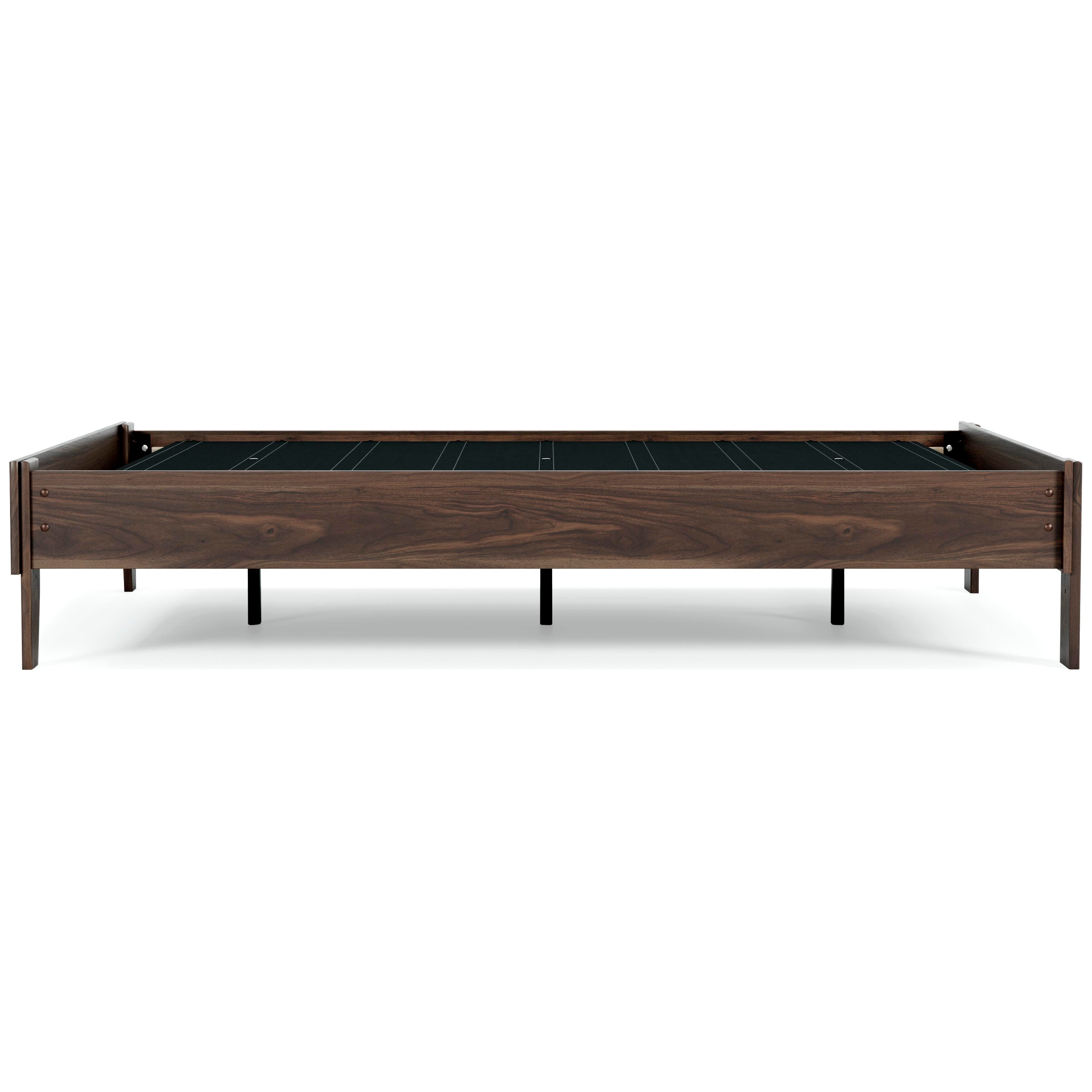Calverson Platform Bed with Mattress, Mocha, large