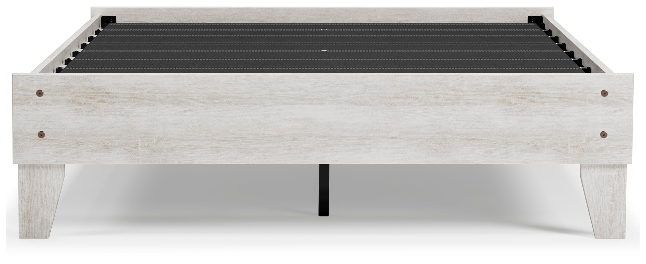 Shawburn Full Platform Bed, Whitewash, large