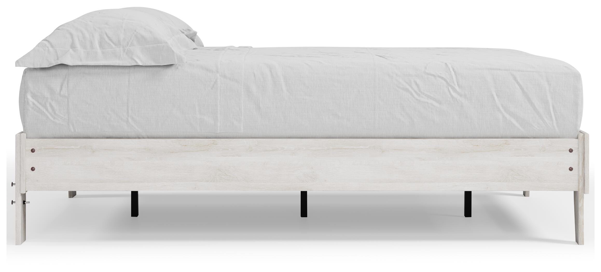 Shawburn Full Platform Bed, Whitewash, large