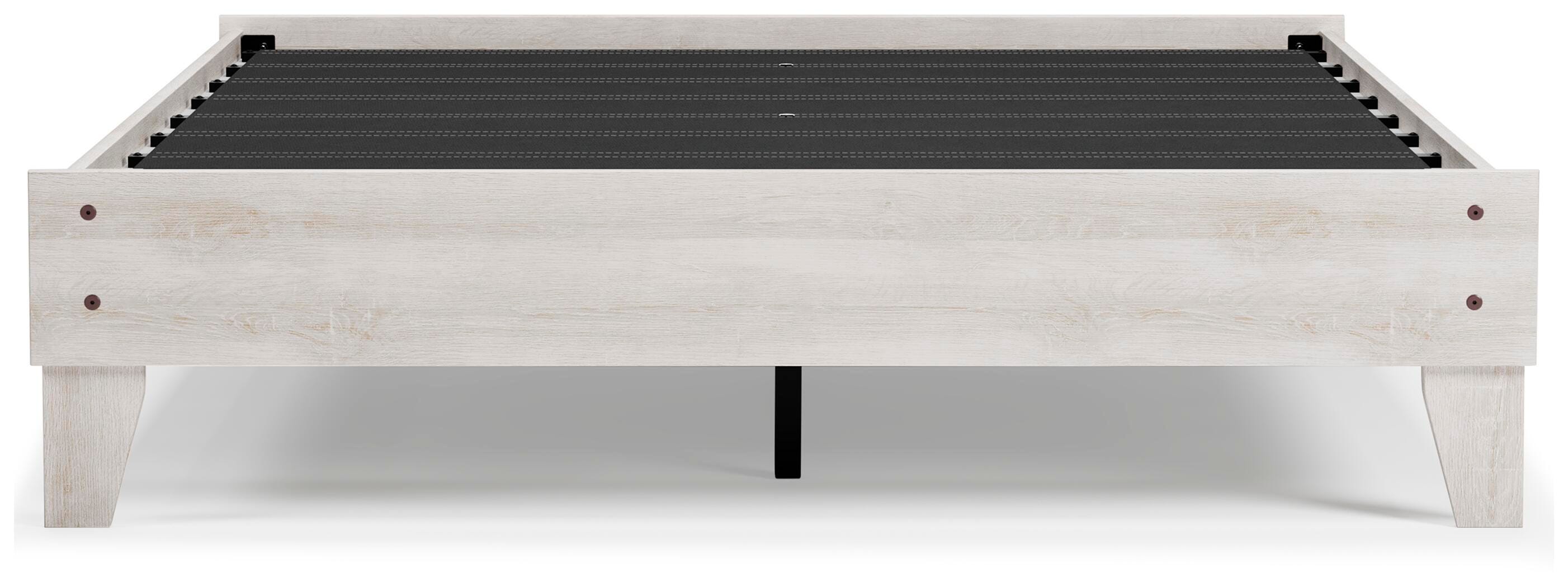 Shawburn Queen Platform Bed, Whitewash, large