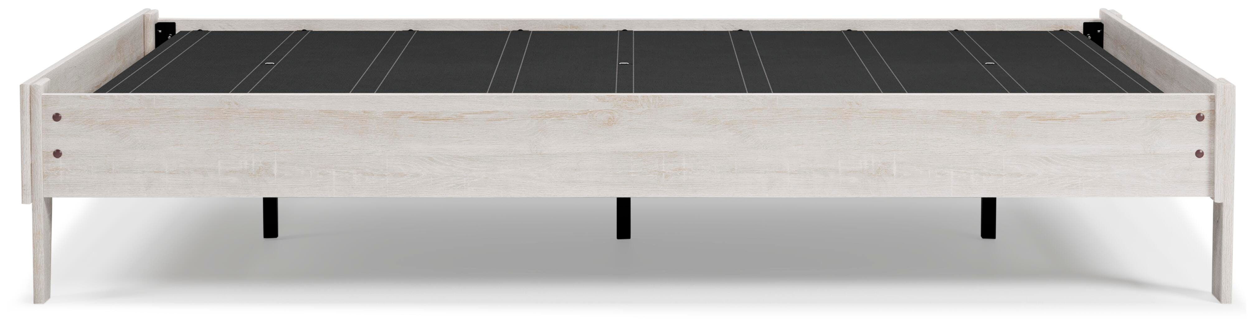 Shawburn Queen Platform Bed, Whitewash, large