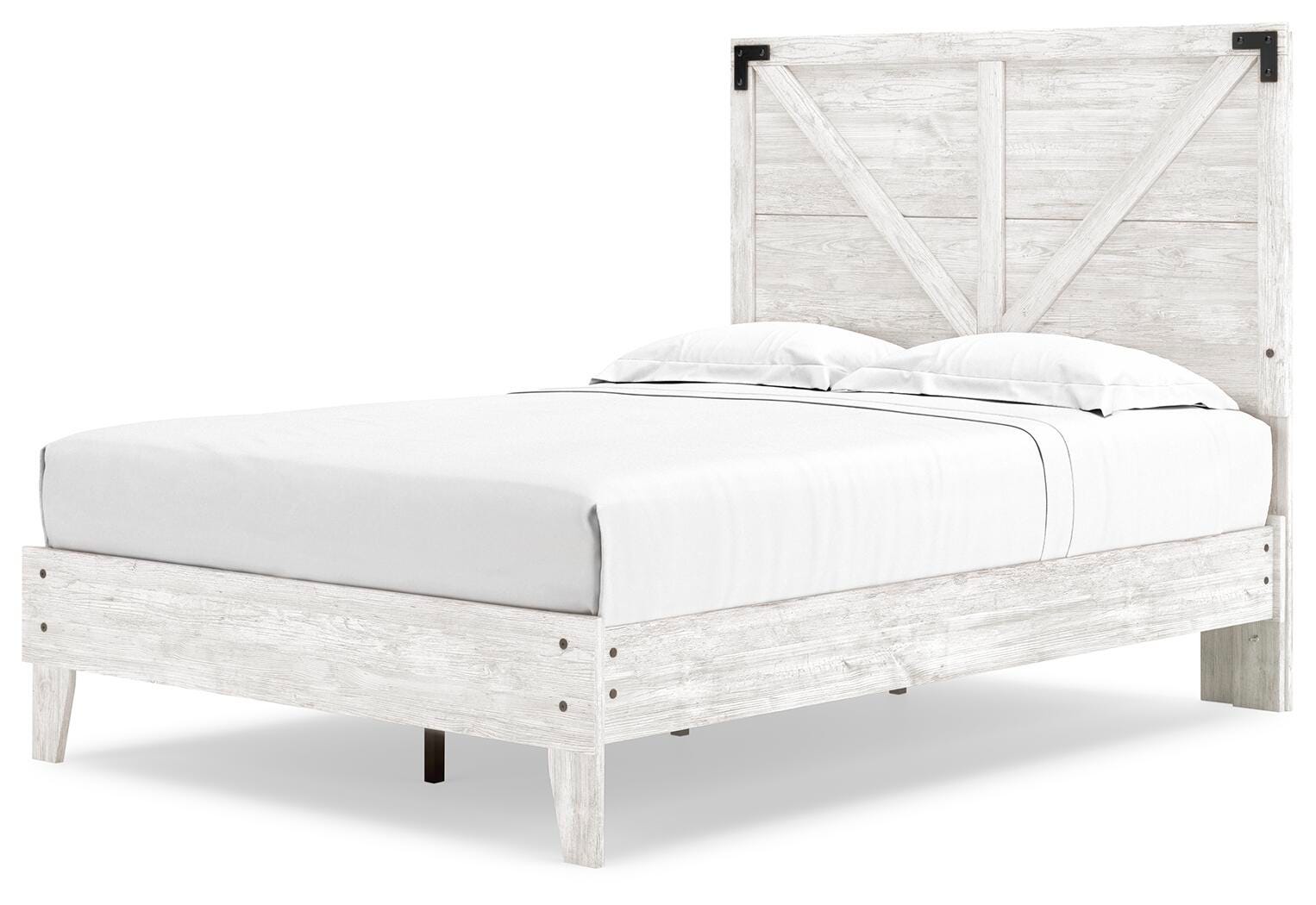 Cama de plataforma con paneles cruzados Shawburn Full - image 5