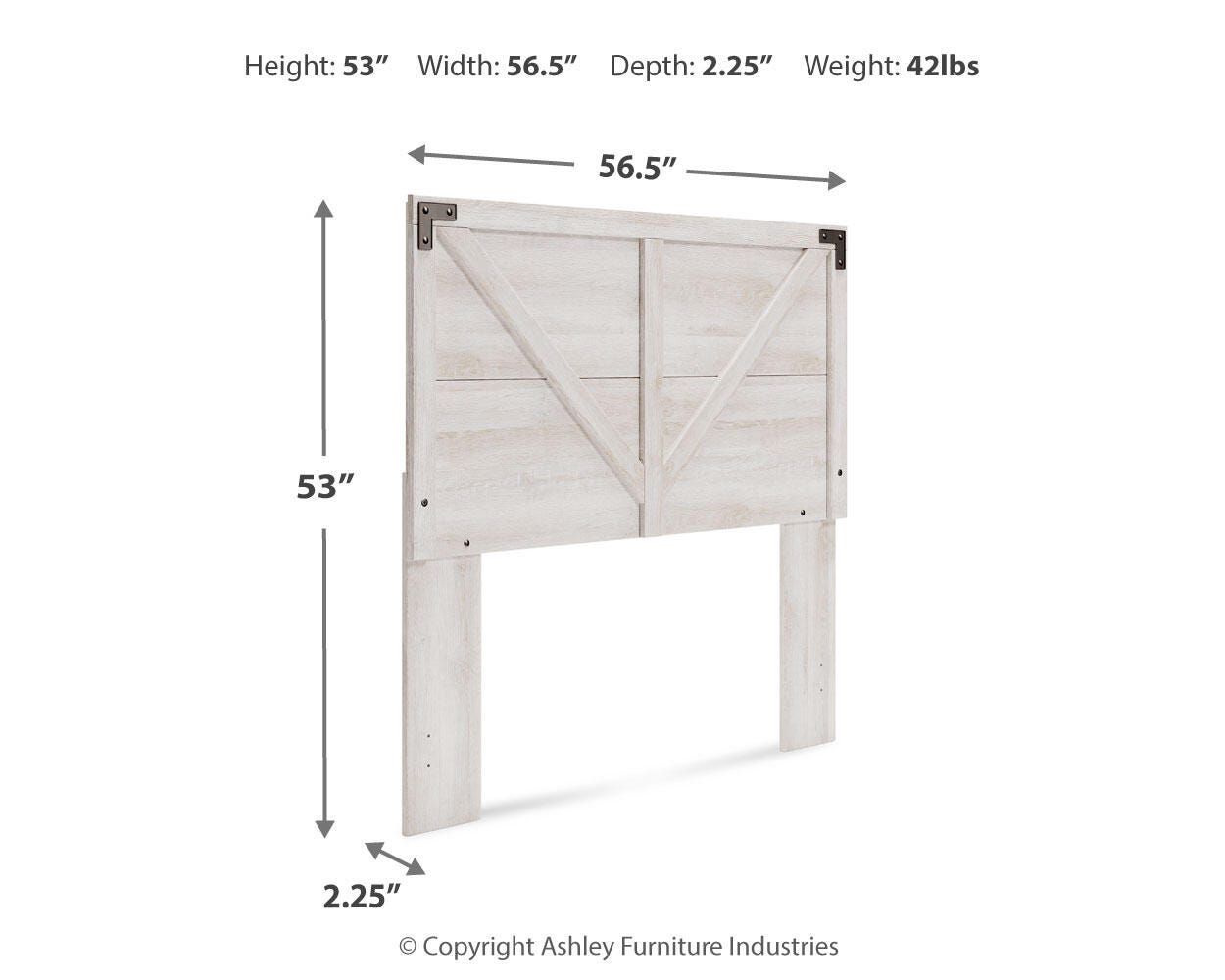 Shawburn Full Crossbuck Panel Headboard - image 4
