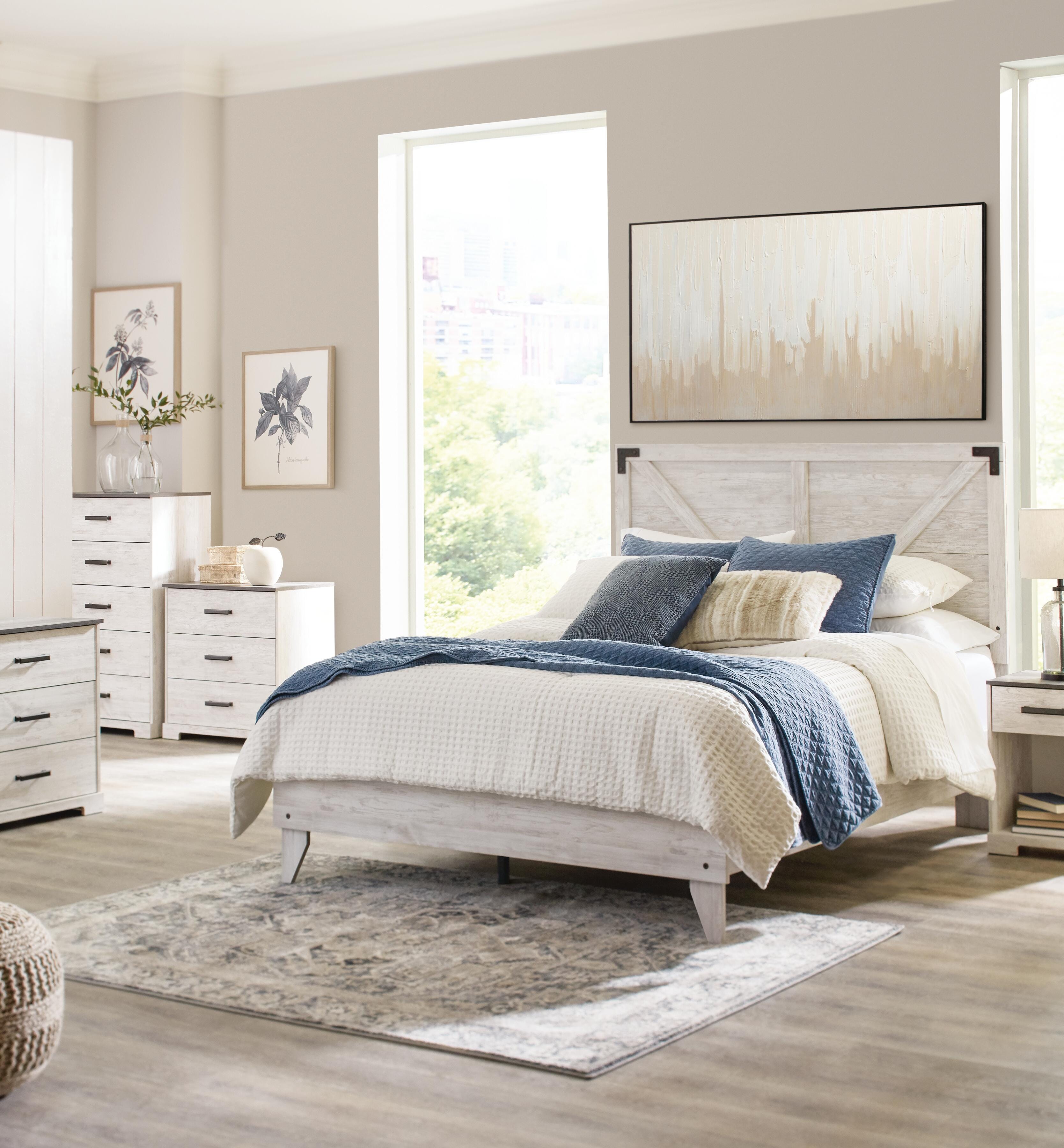 Shawburn Queen Crossbuck Panel Platform Bed - image 7
