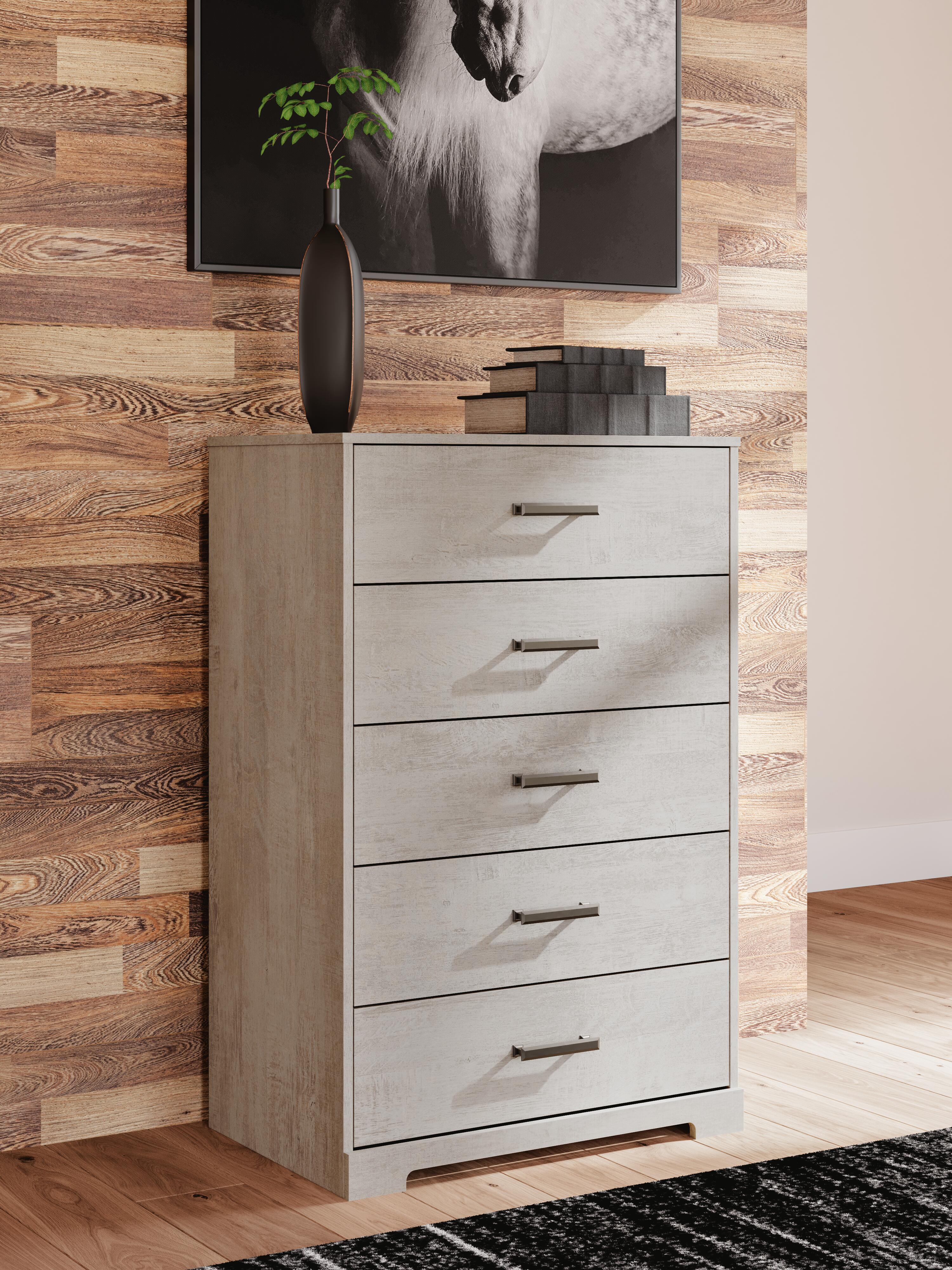 Shawburn Chest of Drawers, Gray, rollover
