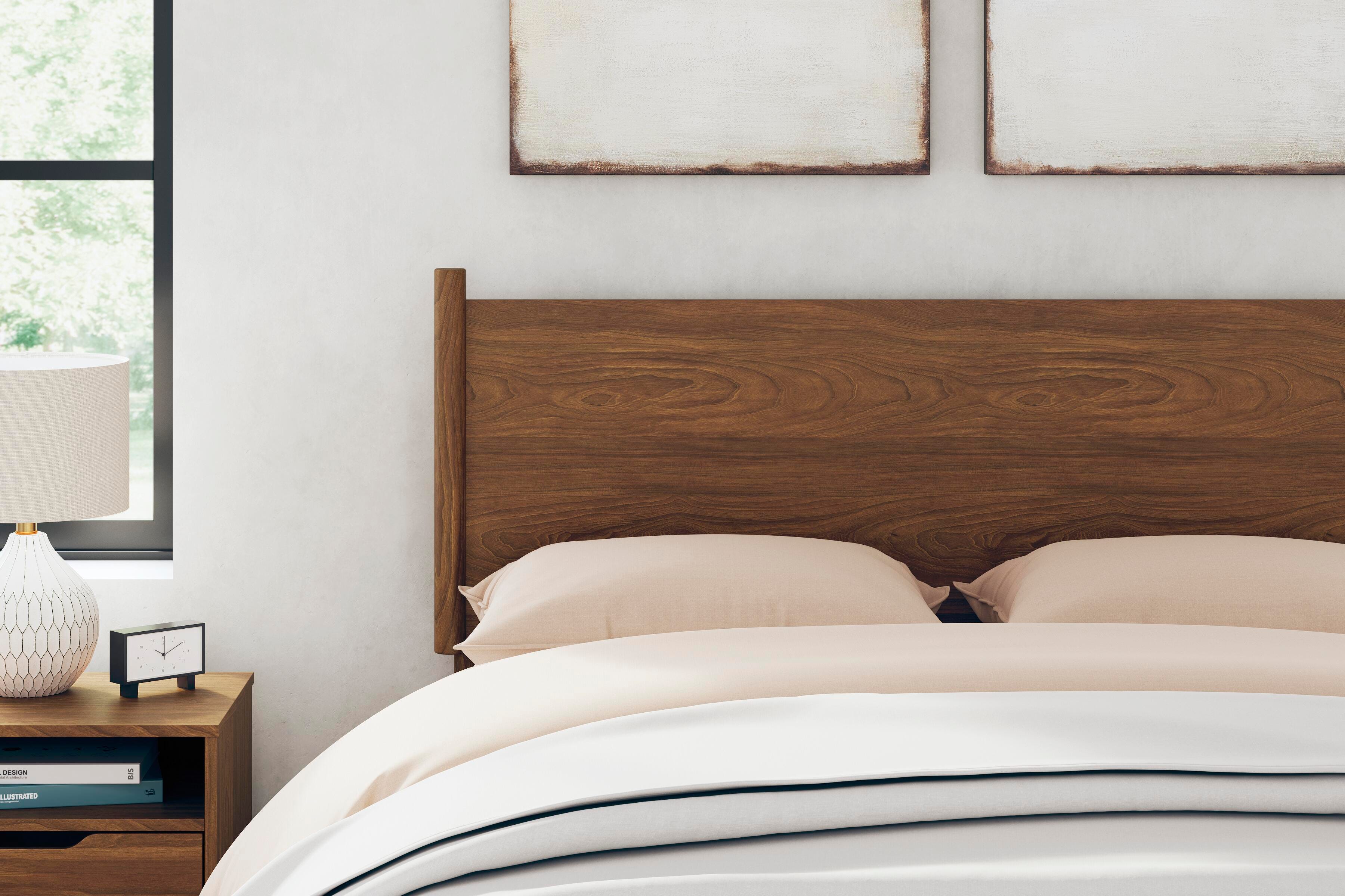 Fordmont Full Panel Headboard, Auburn, rollover