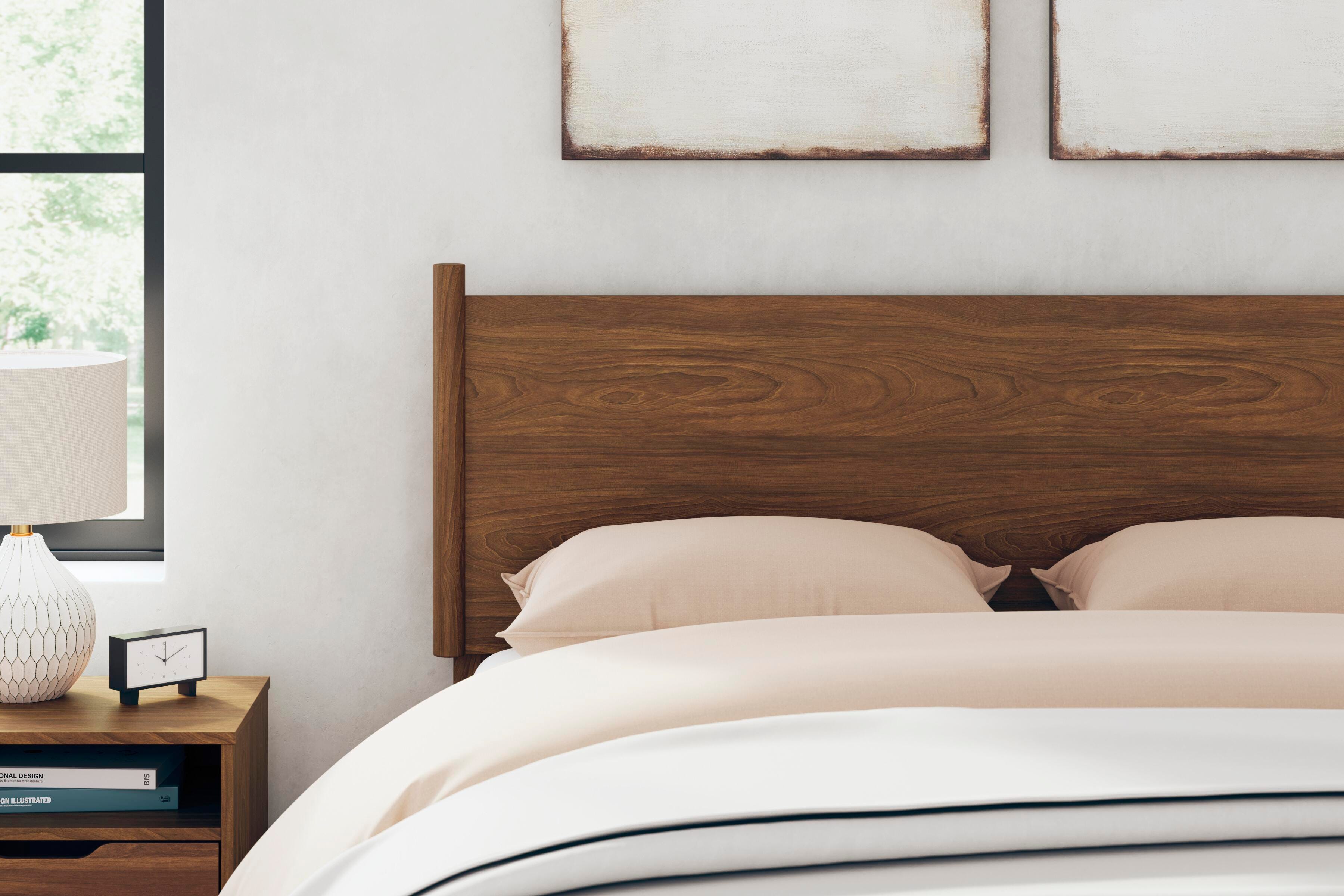 Fordmont Queen Panel Headboard, Auburn, rollover