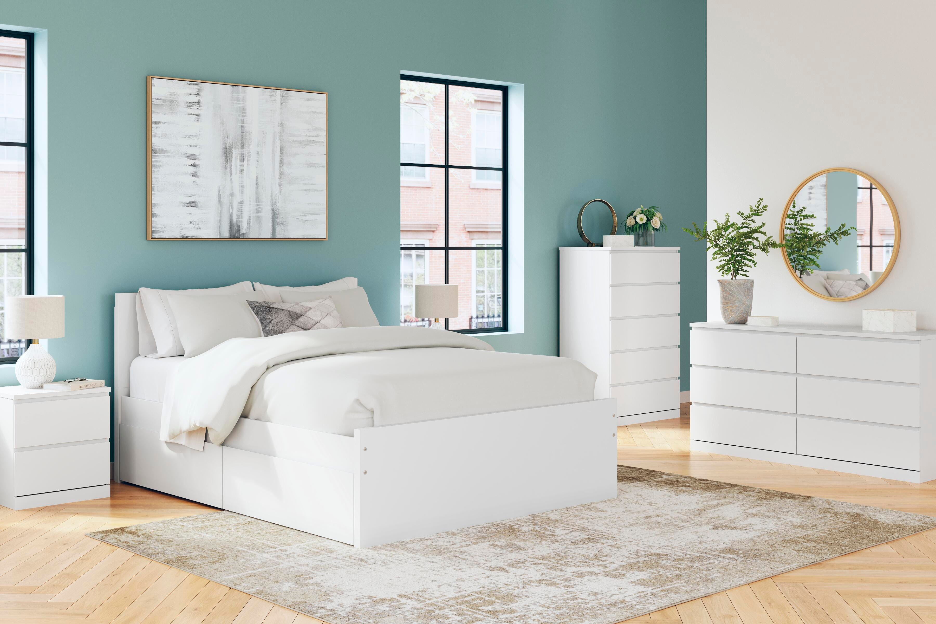 Onita Queen Panel Platform Bed with 1 Side Storage - image 10