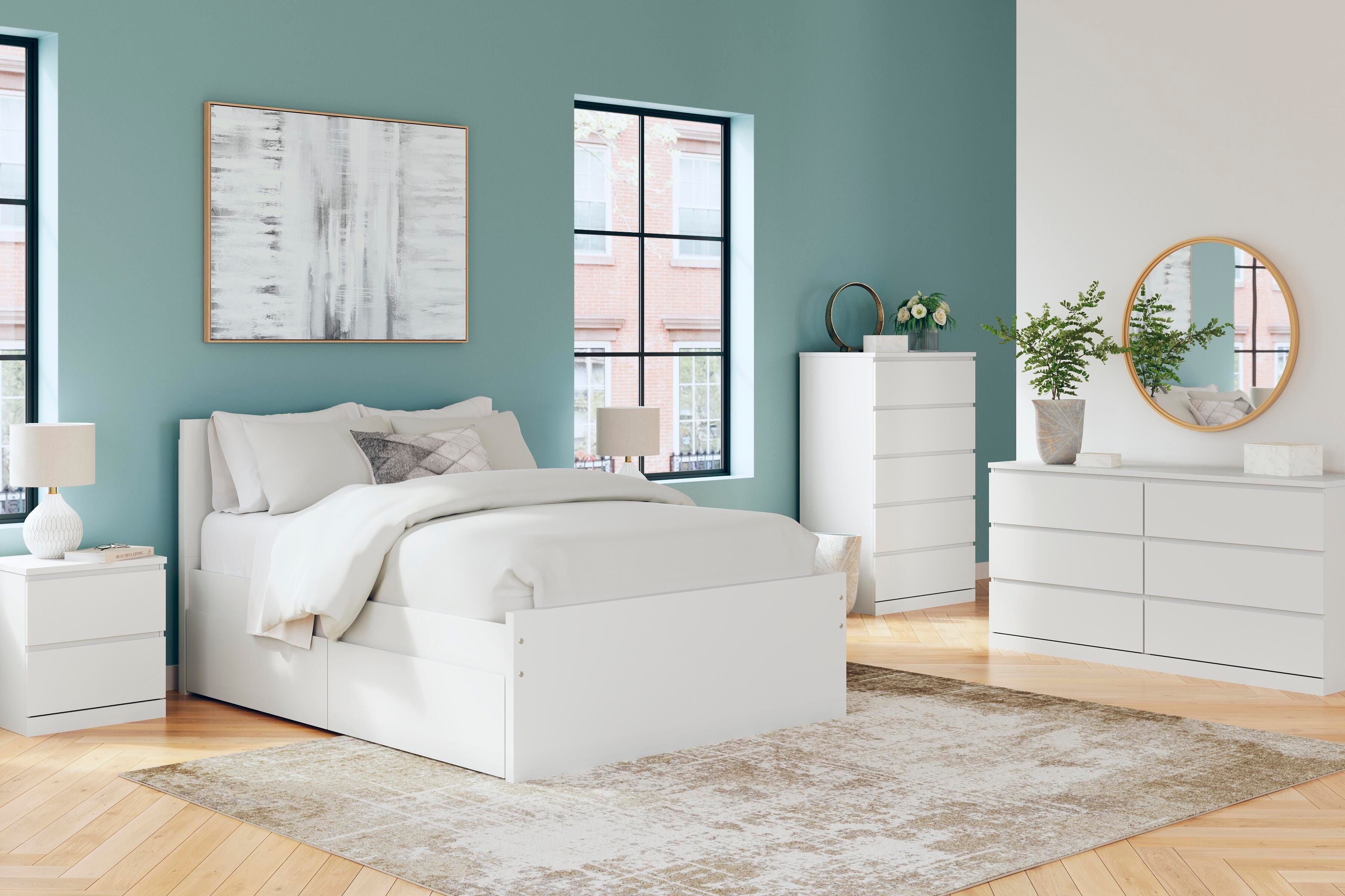 Onita Full Panel Platform Bed with 1 Side Storage - image 11