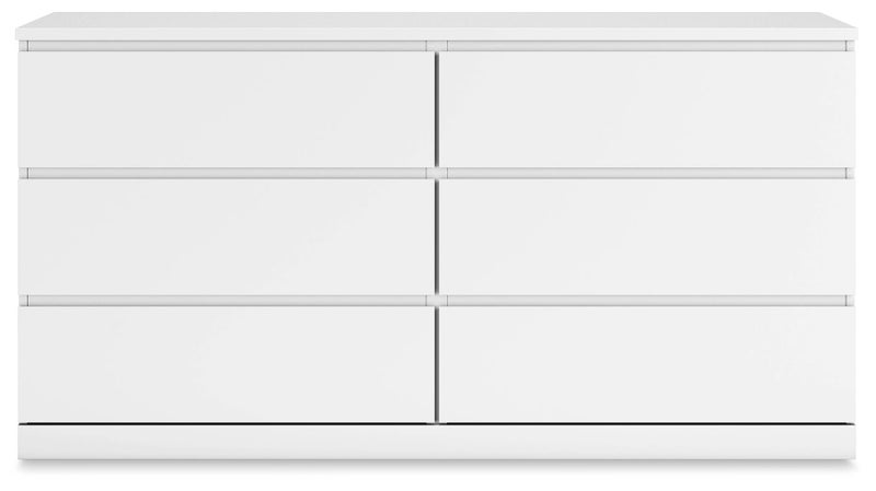 Onita 6 Drawer Dresser, White