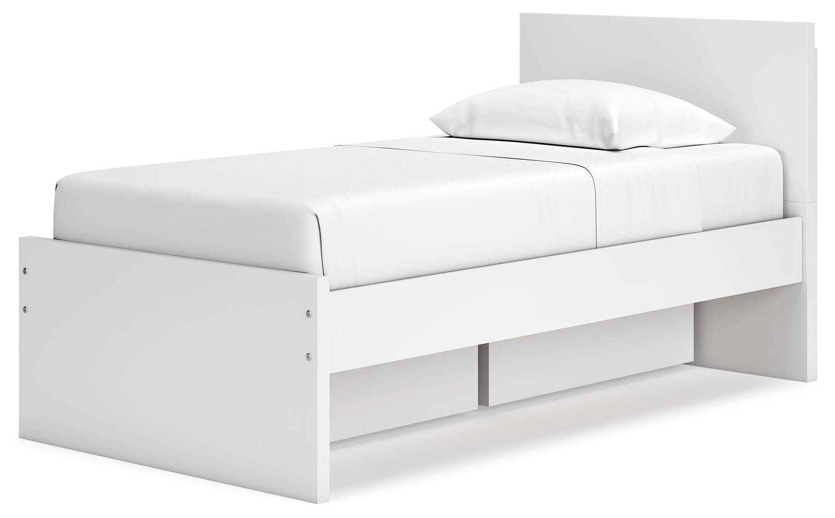 Onita Twin Panel Platform Bed with 1 Side Storage - image 4
