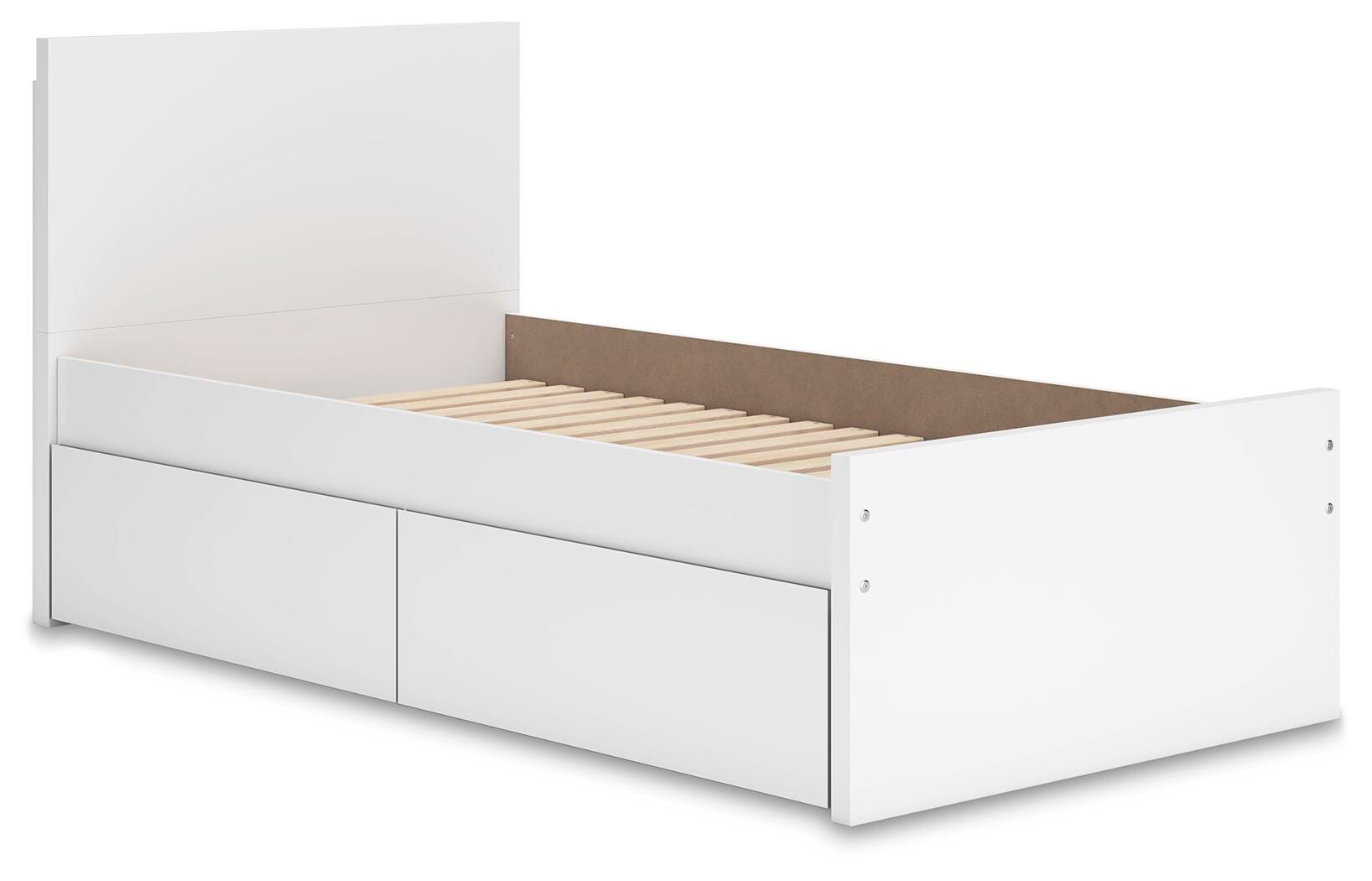 Onita Twin Panel Platform Bed with 1 Side Storage - image 3