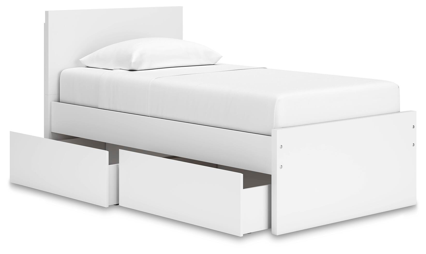 Onita Twin Panel Platform Bed with 1 Side Storage - image 5