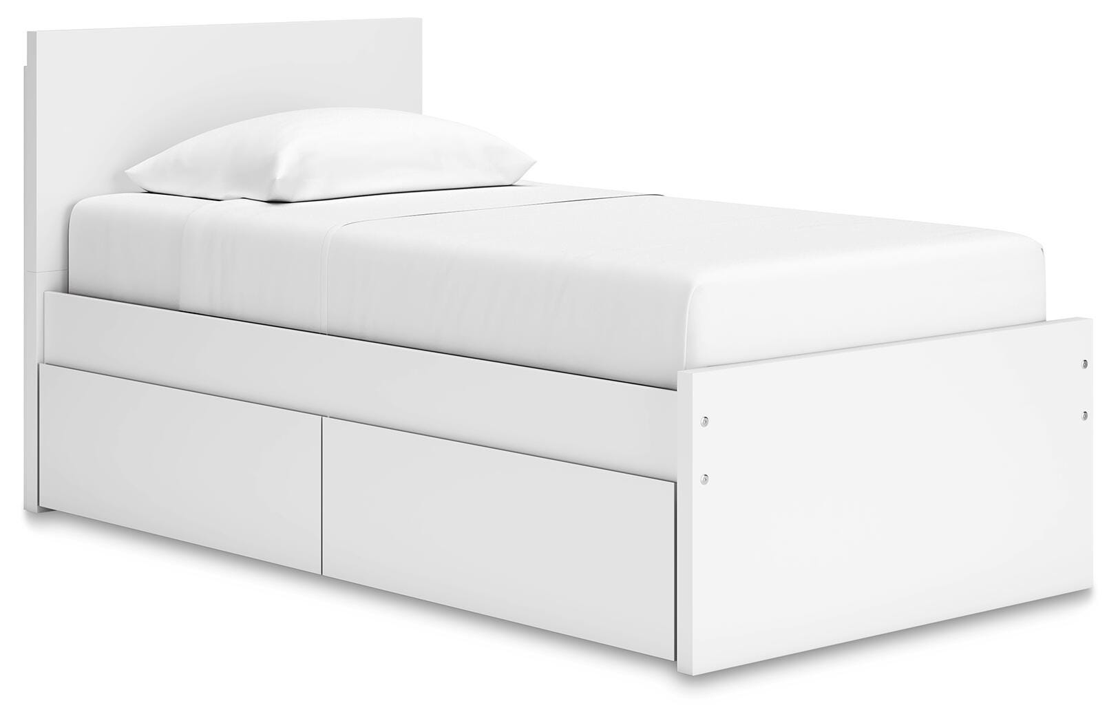 Onita Twin Panel Platform Bed with 1 Side Storage - image 2